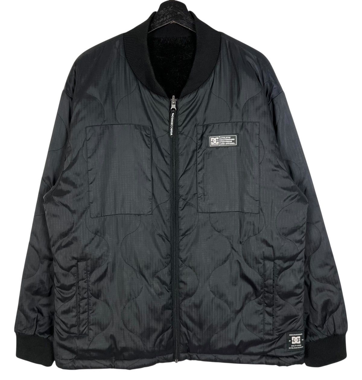 DC DC Shoes Reversible Fleece Jacket Size US L / EU 52-54 / 3 - 2 Thumbnail