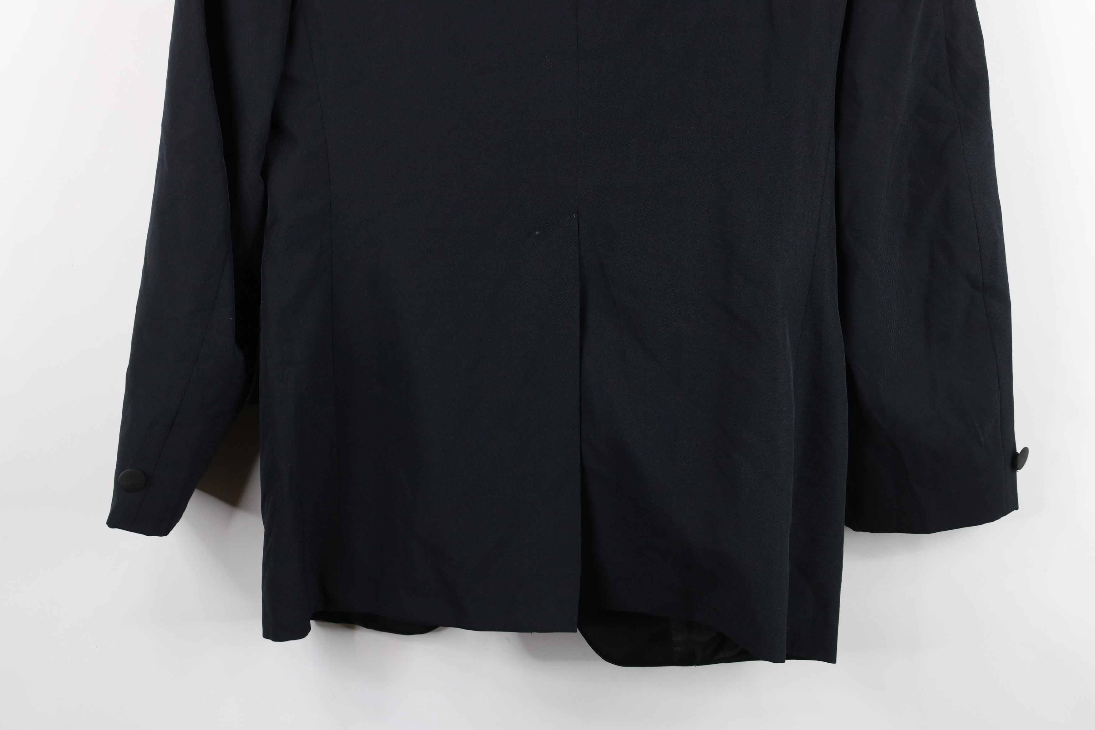 Vintage Vintage 50s Rockabilly Tuxedo Blazer Suit Jacket Black USA Size US XL / EU 56 / 4 - 15 Thumbnail