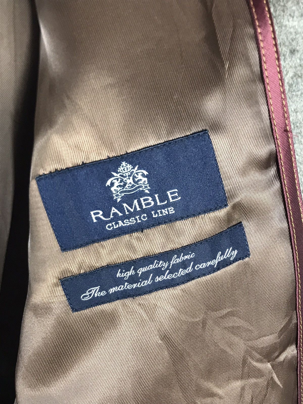 Japanese Brand × Vintage ⚡️Vintage Ramble Cashmere Wool Button Coat Jacket Size US L / EU 52-54 / 3 - 9 Thumbnail