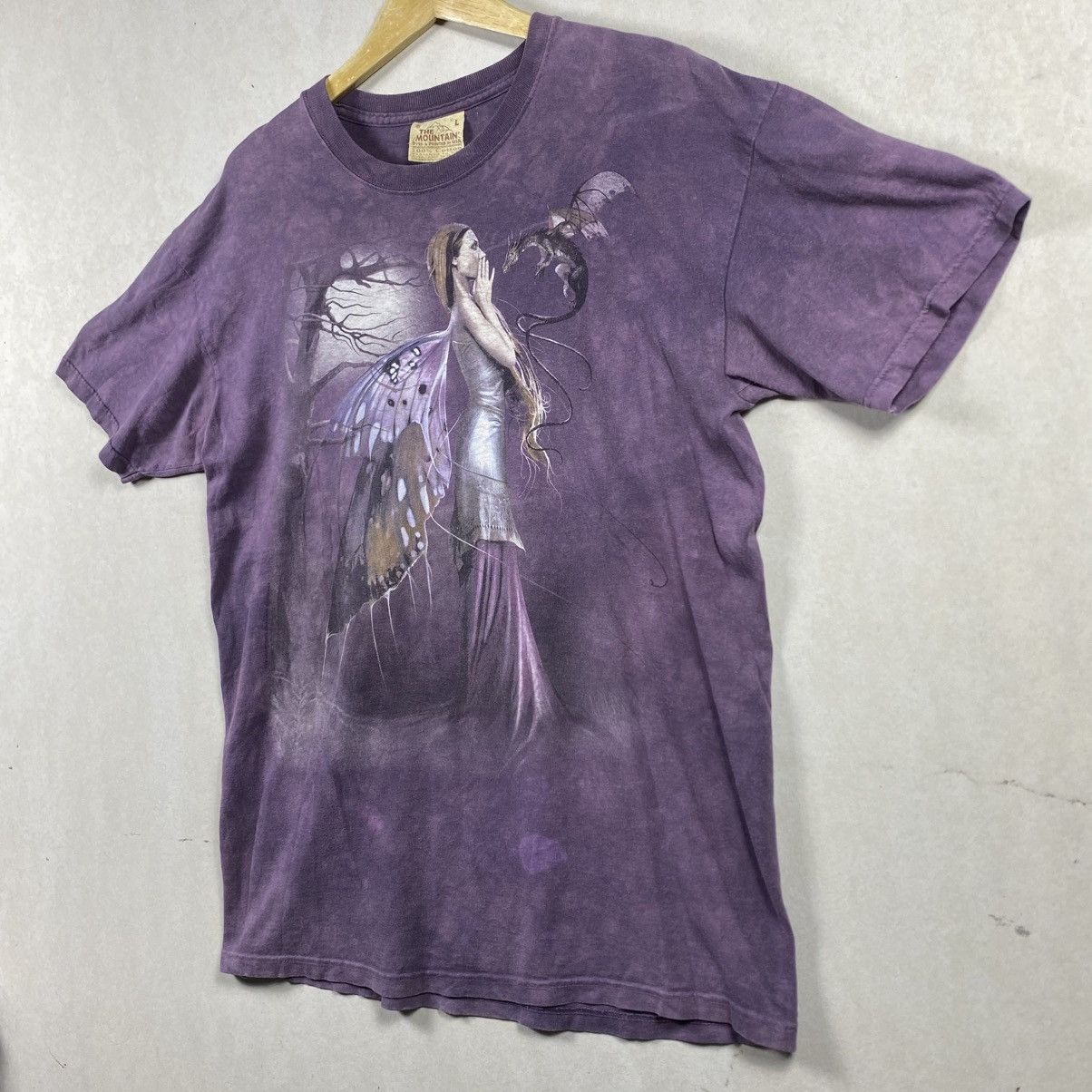 The Mountain × Vintage Vintage The Mountain Fantasy Forest Butterfly Tee 90s Y2K Size US XL / EU 56 / 4 - 4 Thumbnail