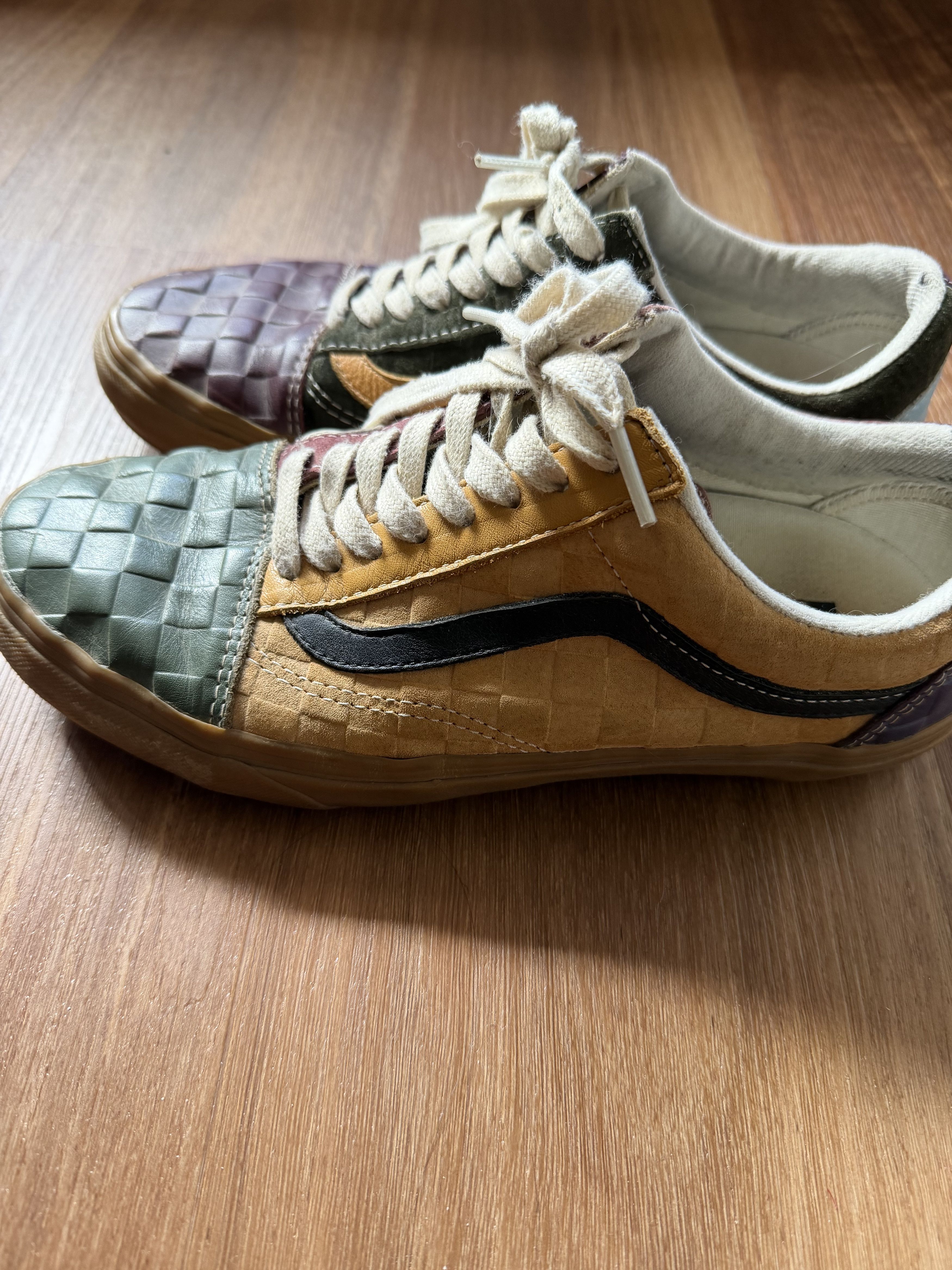 Vans Vans Old Skool Patchwork Colorblock Checkerboard Rare Size US 7.5 / EU 40-41 - 2 Thumbnail