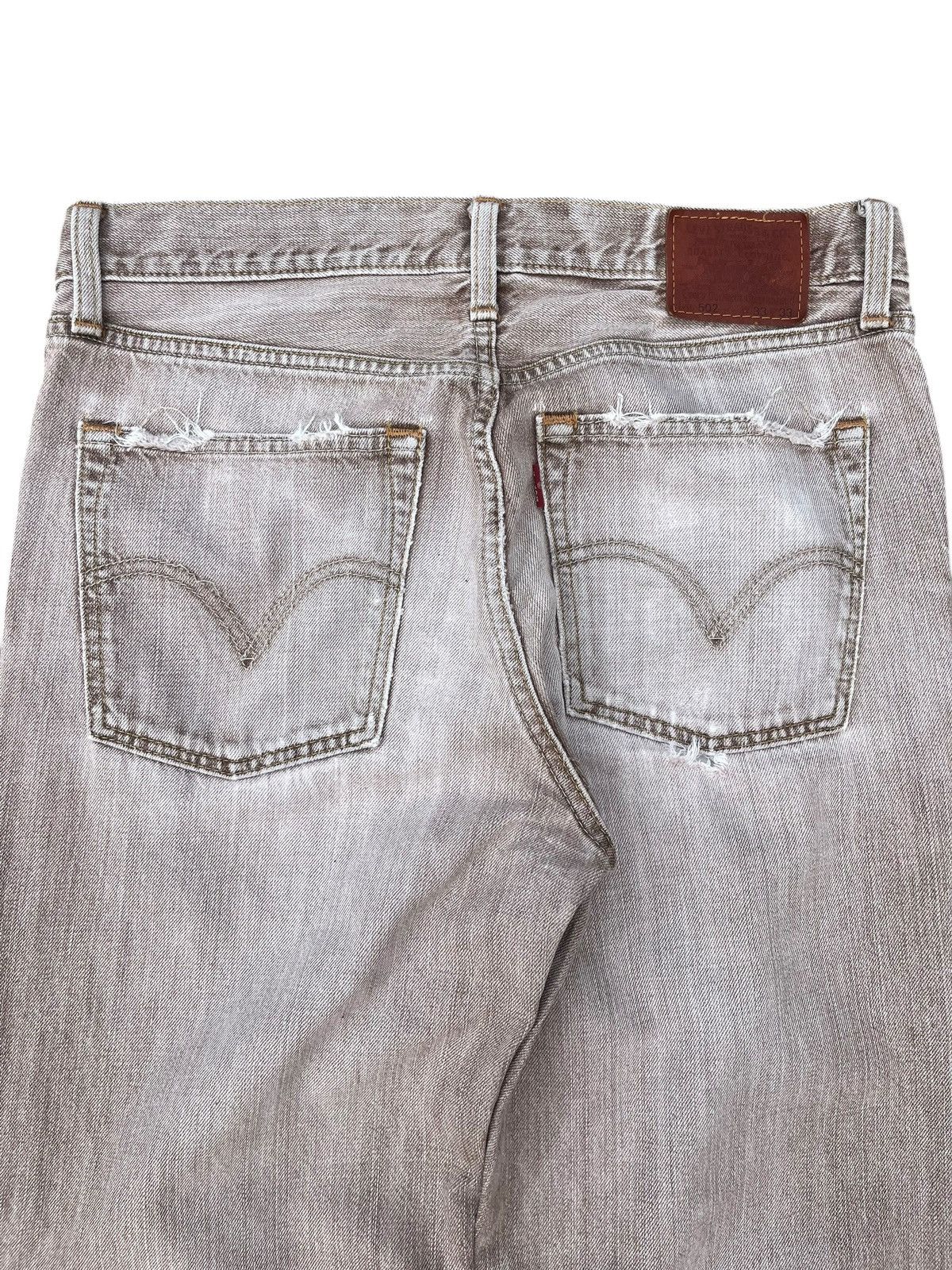 Levi's Vintage Y2K Levi’s 502 Brown Faded Washed Straight Leg Jeans Size US 32 / EU 48 - 4 Thumbnail