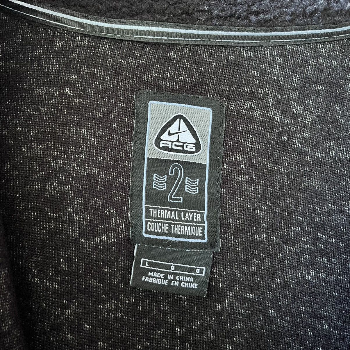 Nike ACG vintage Nike ACG boa fleece pullover jacket, Size US M / EU 48-50 / 2 - 20 Thumbnail