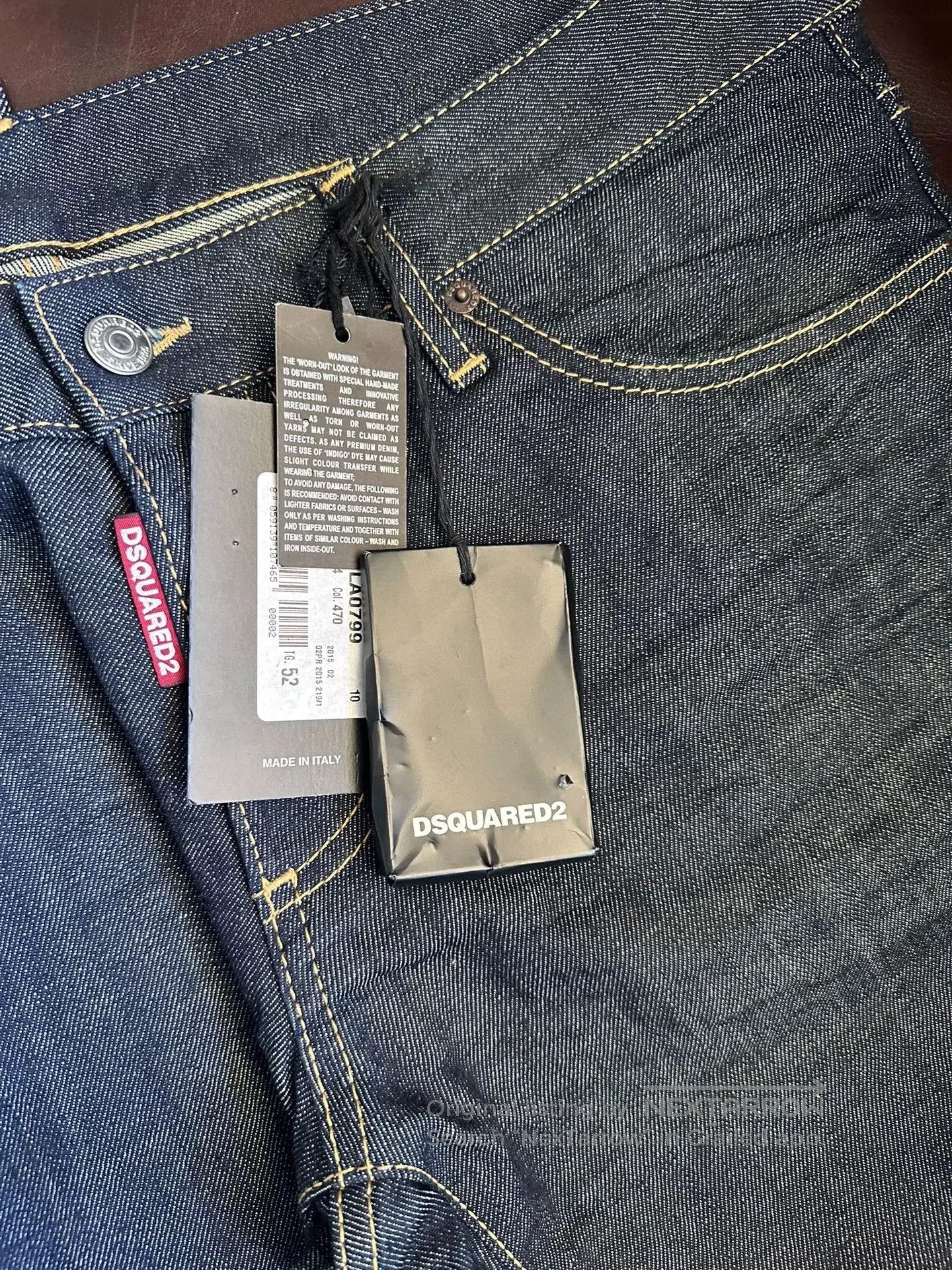 Dsquared2 DSquared2 Straight Leg Jeans Size 52. Size US 34 / EU 50 - 4 Thumbnail