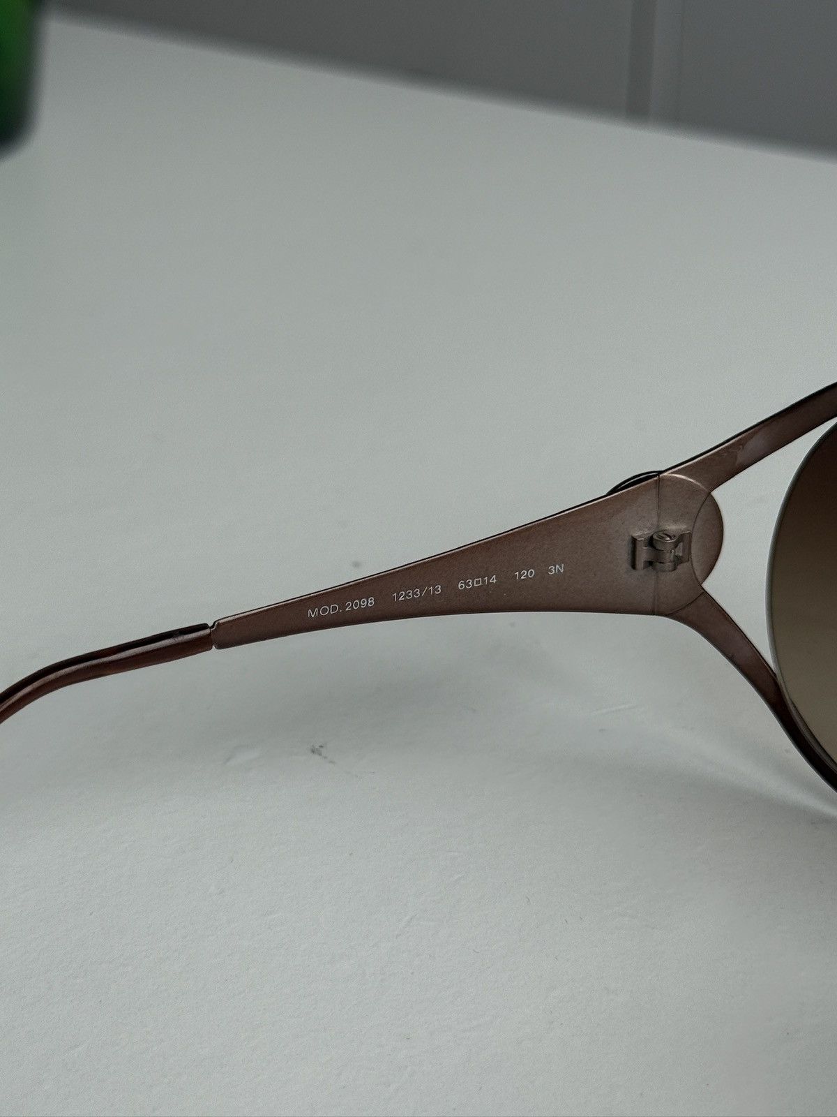 Designer Vintage Versace rosegold oversized sunglasses designer luxury Size ONE SIZE - 7 Thumbnail