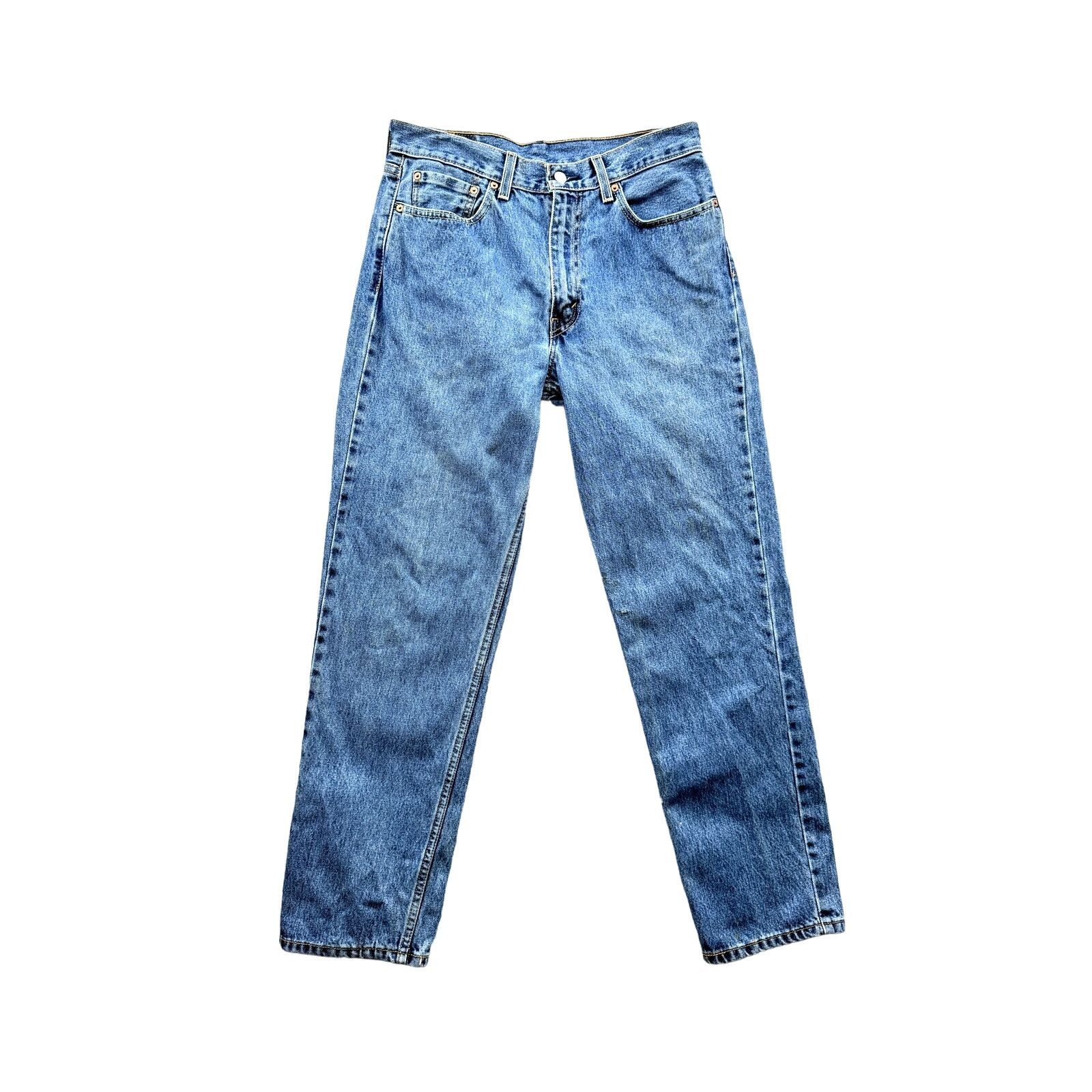 Levi's × Vintage Vintage Levi's Men's 550 Blue Denim Jeans Size US 33 - 2 Thumbnail