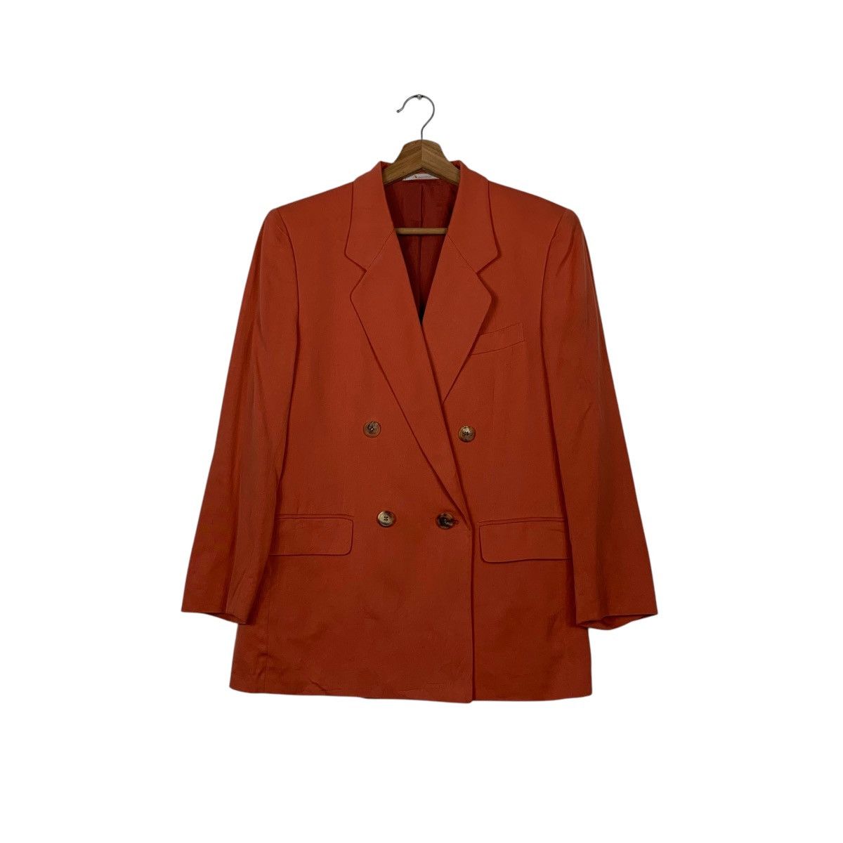 Aquascutum Vintage AQUASCUTUM Orange Suit Jacket Blazers #2130-C93 Size US M / EU 48-50 / 2 - 1 Thumbnail