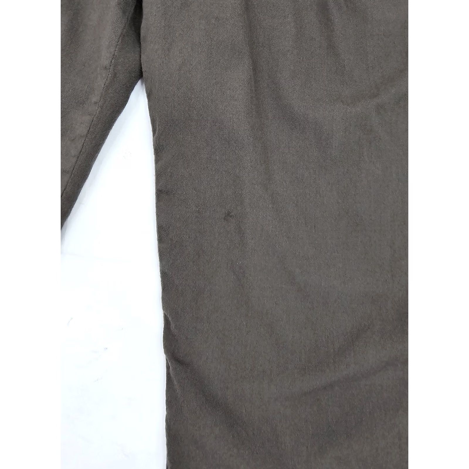 Eddie Bauer Vtg Eddie Bauer Worsted Wool Pleated Pants Men 44 x 29 Olive Green City Preppy USA Straight Mens Size US 44 / EU 60 - 3 Thumbnail