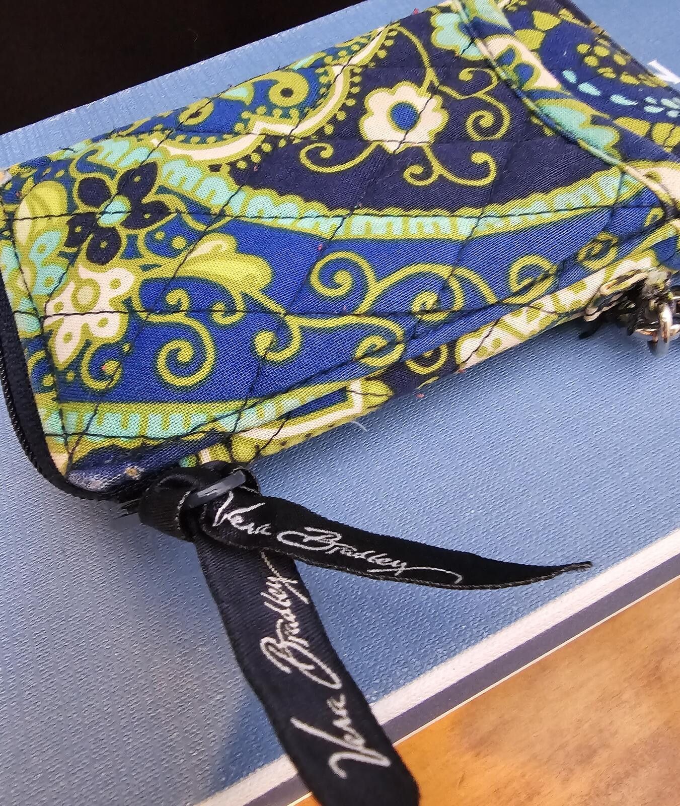 Other Vera Bradley Wallet Blue & Green Womens Paisley Size ONE SIZE - 1 Thumbnail