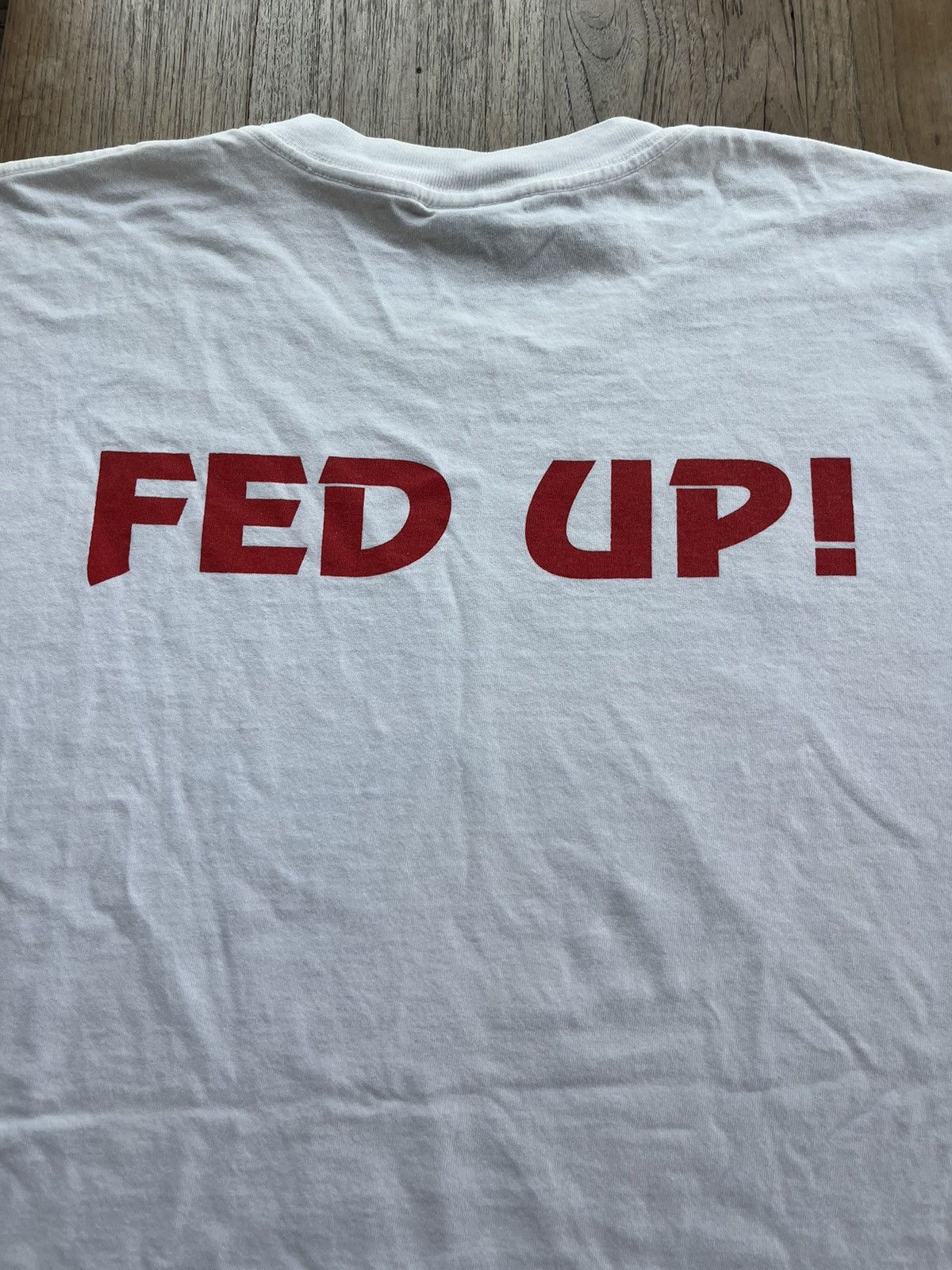 Band Tees × Vintage Vintage When A Woman’s FED UP ! R KELLY Tour 90’s Tshirt Size US XXL / EU 58 / 5 - 8 Thumbnail