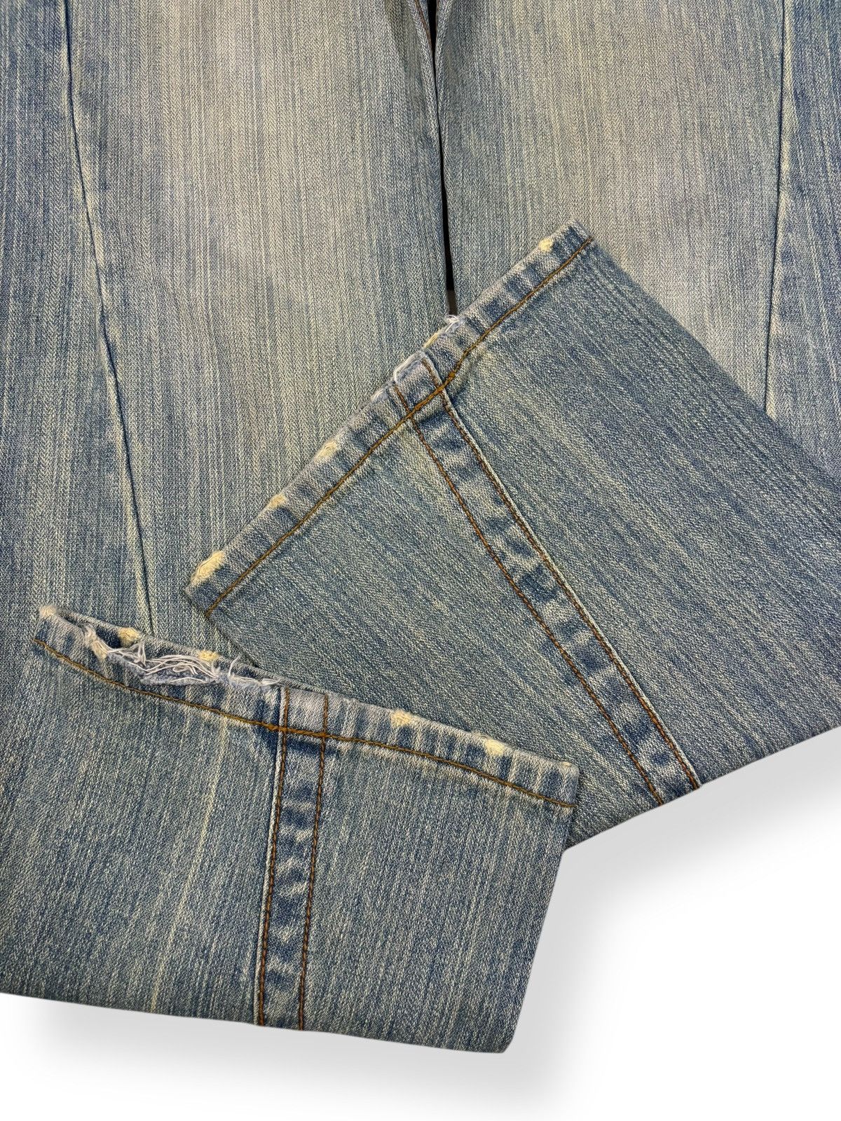 Tornado Mart Vintage Japanese Brand Rusty Mud Wash Flare Distressed Jeans Size US 31 - 8 Thumbnail