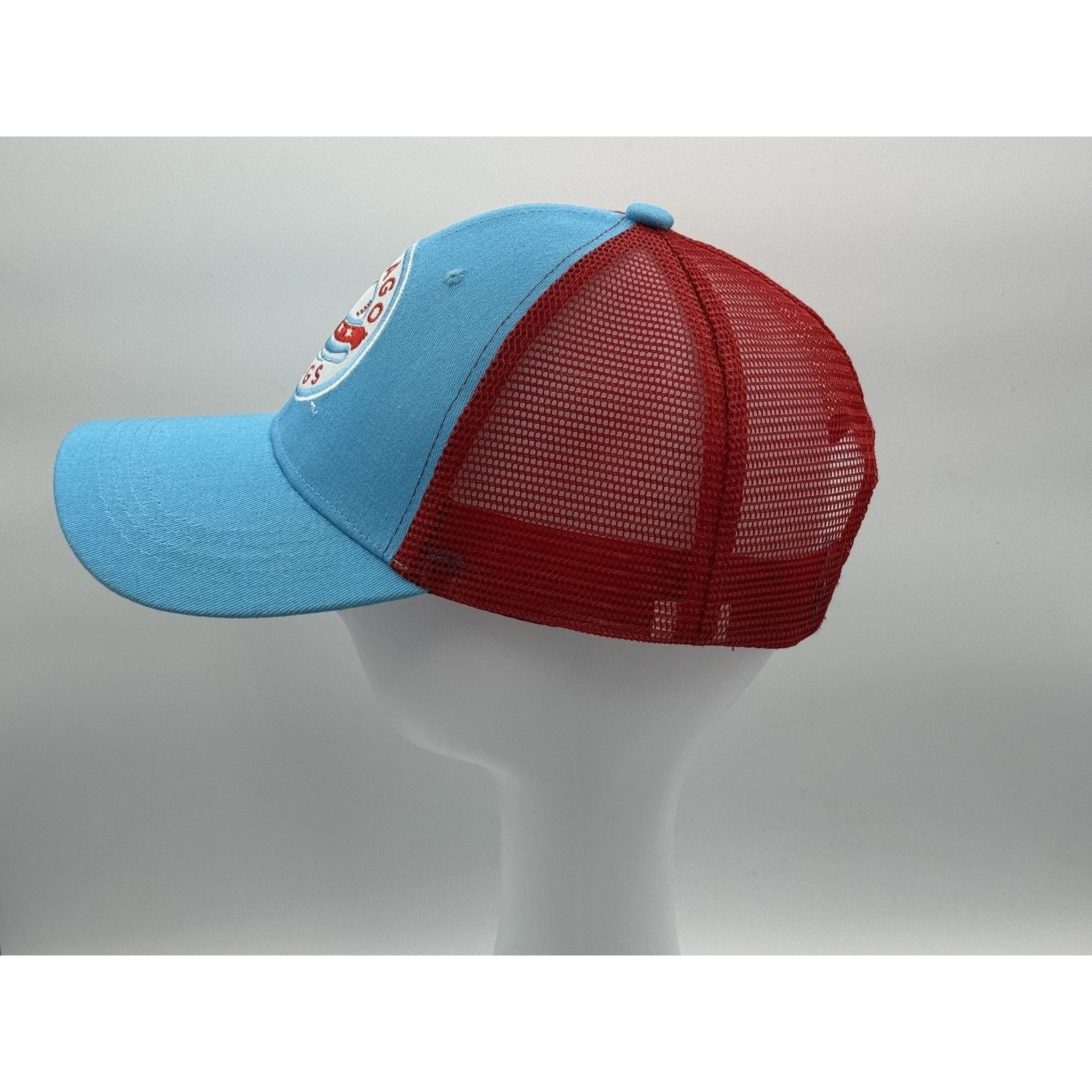 Other Chicago Dogs Independent Baseball Blue w/Red Mesh Trucker Size ONE SIZE - 4 Thumbnail