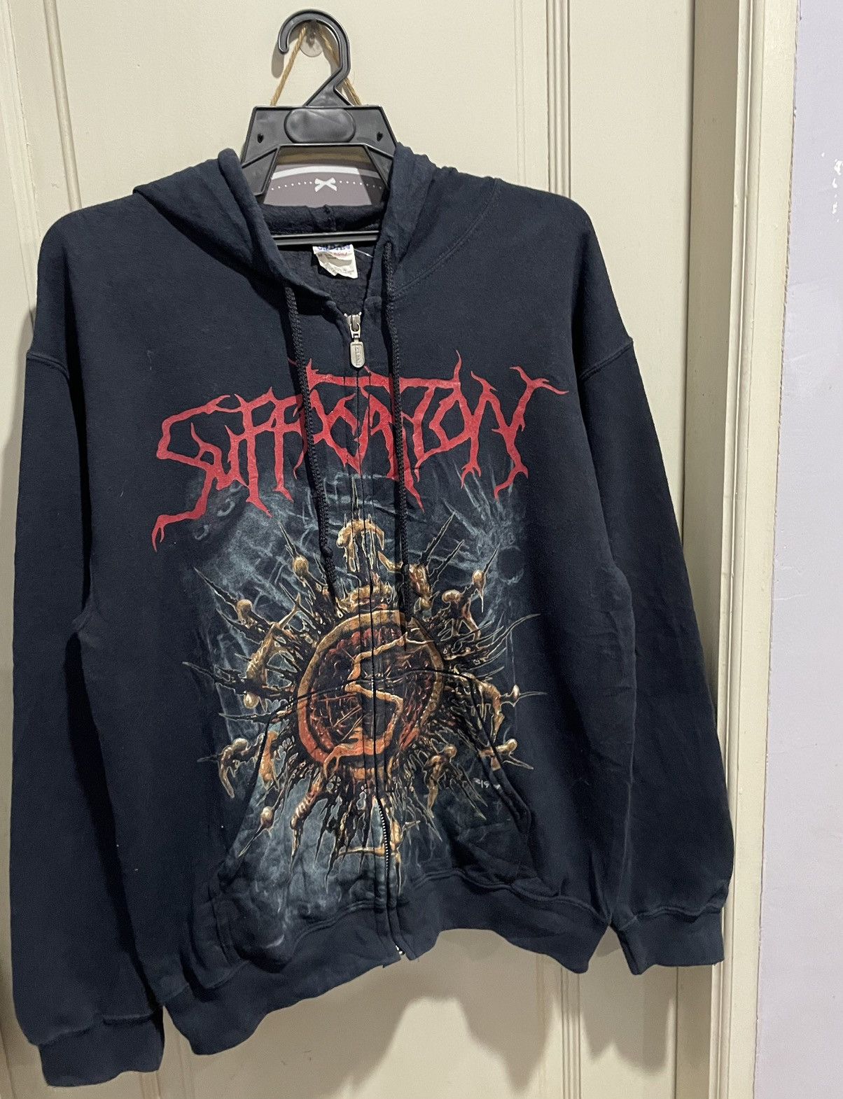 Band Tees VTG 00s Suffocation Hoodie Size US M / EU 48-50 / 2 - 2 Thumbnail