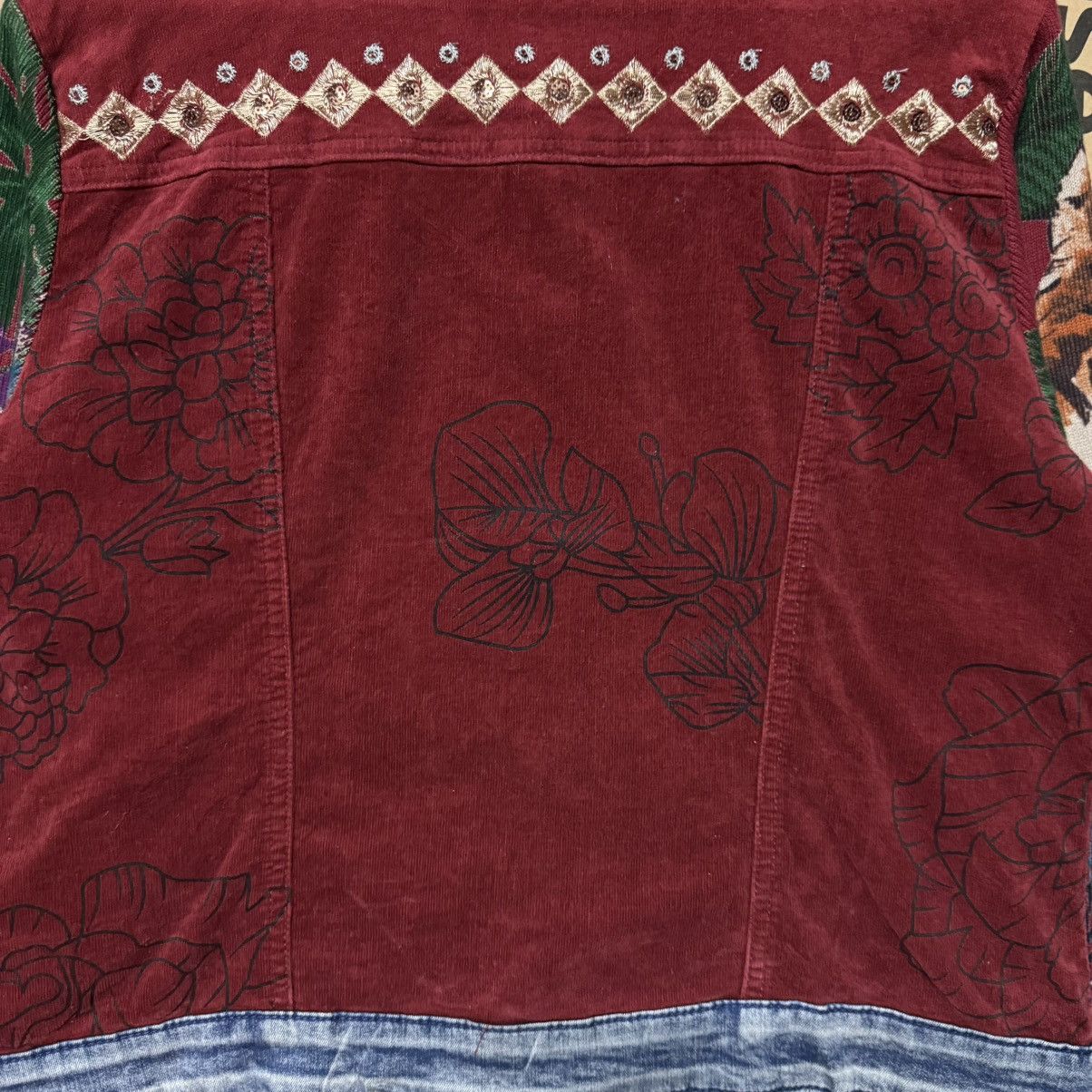 Desigual Nice Design Desigual Corduroy Trucker Jacket Size M / US 6-8 / IT 42-44 - 8 Thumbnail