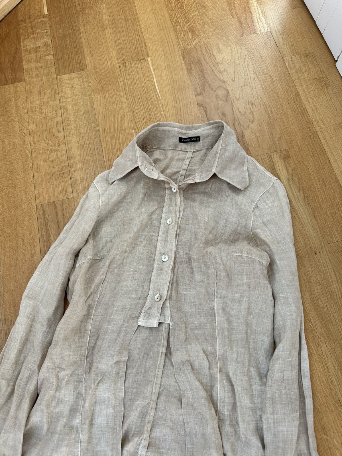 C.P. Company C.P Company Linen Button Shirt Size S / US 4 / IT 40 - 7 Thumbnail
