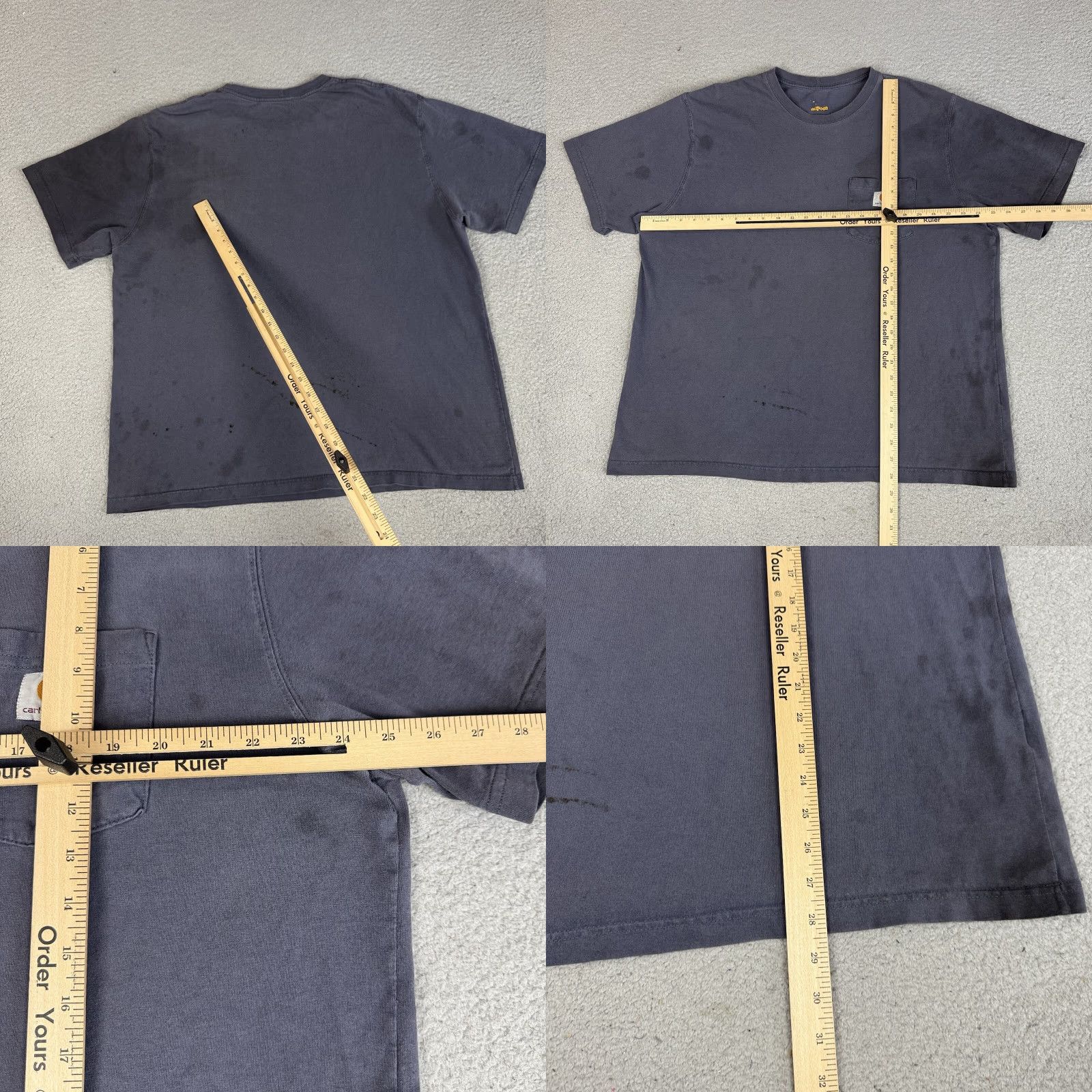 Carhartt VINTAGE Carhartt Shirt Mens XXL Gray Pocket Work Causal K87 Distressed Short Sleeve Size US XXL / EU 58 / 5 - 9 Thumbnail