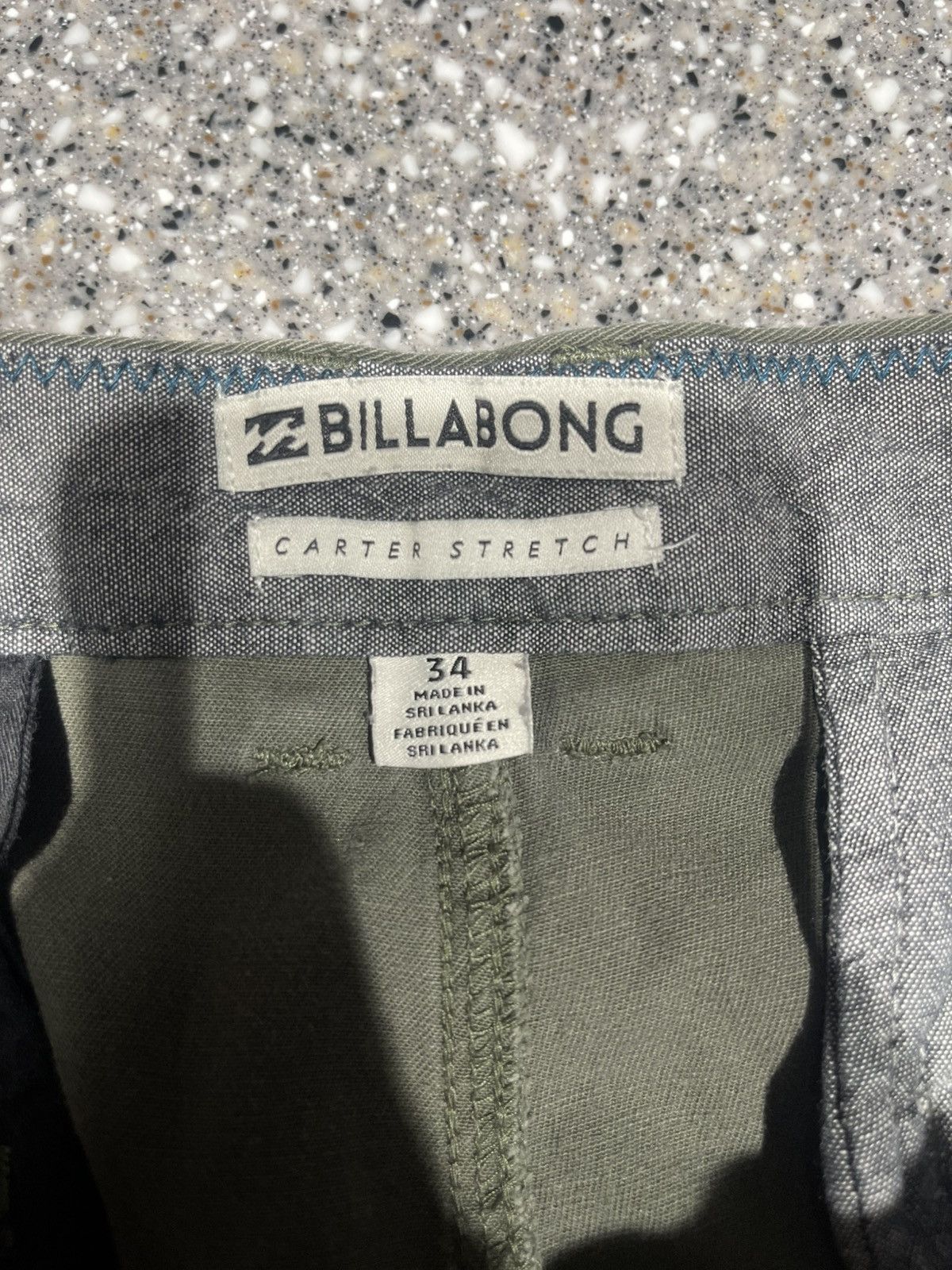 Billabong Billabong Carter Stretch Green Pants Size 34 Men's Size US 34 / EU 50 - 4 Thumbnail