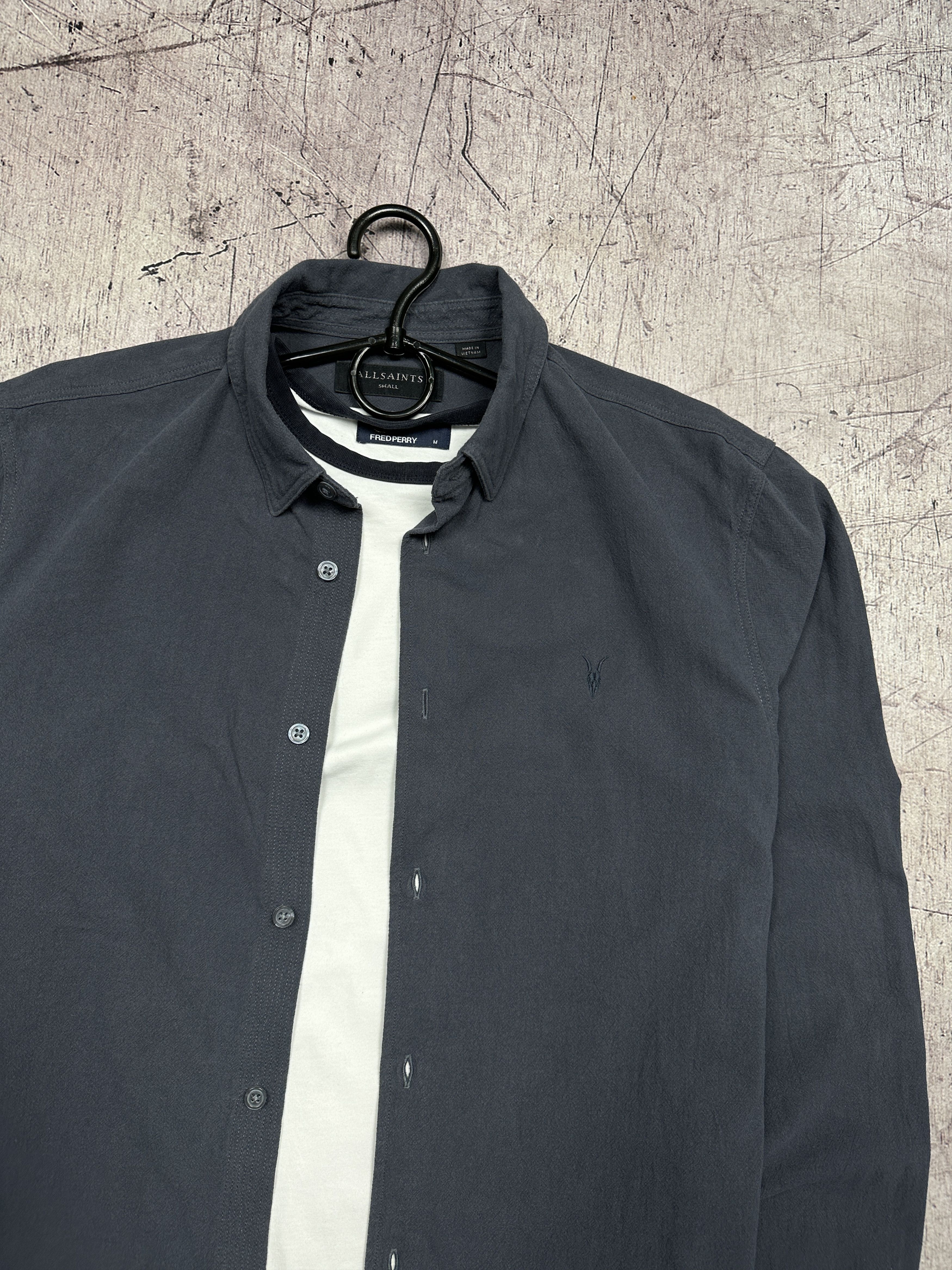 Allsaints Allsaints Mens Lovell Long Sleeve Shirt Size US S / EU 44-46 / 1 - 2 Thumbnail