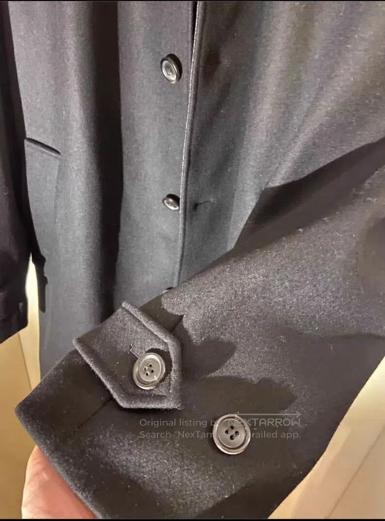 Y/Project Y/Project Size S Black wool coat with reverse collar Size US S / EU 44-46 / 1 - 6 Thumbnail