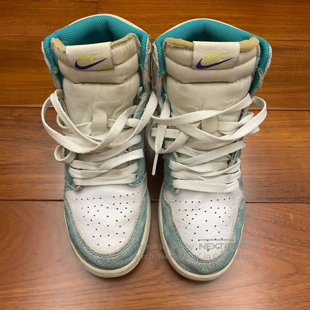 Jordan Brand Tiffany Blue Air Jordan 1 High Tops. Size US 6.5 / IT 36.5 - 4 Thumbnail