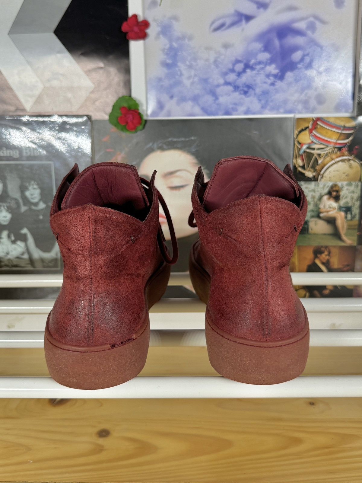 The Last Conspiracy Reverse Leather High Top Shoes Size US 10 / EU 43 - 3 Thumbnail