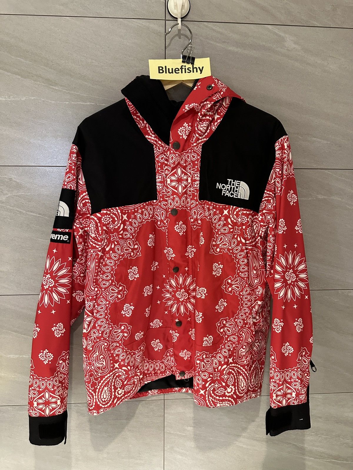 Supreme X Tnf Bandana Jacket | Grailed