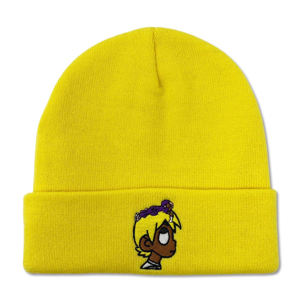 Japanese Brand LUV Yellow Beanie Size ONE SIZE - 1 Preview