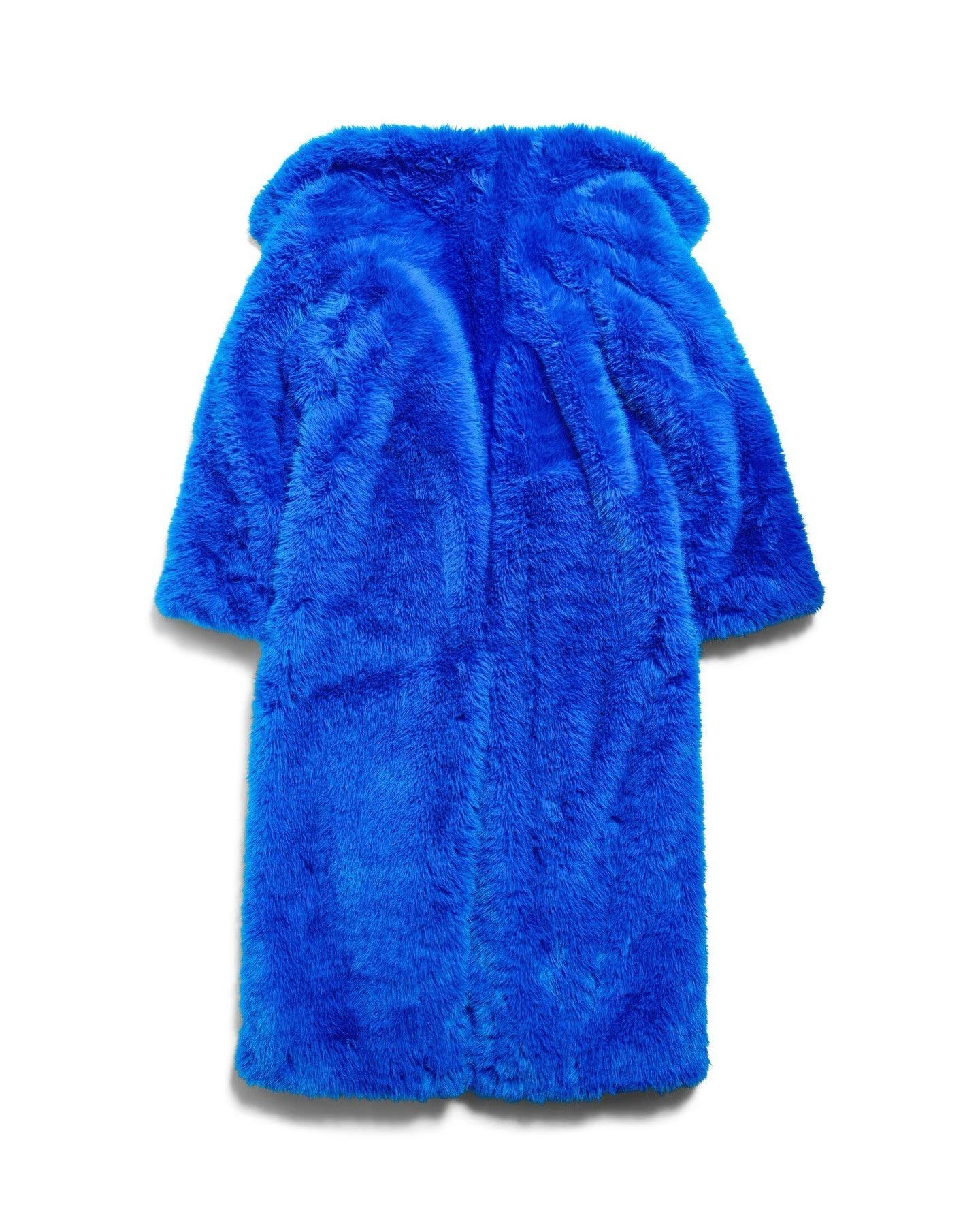 Balenciaga o1tr1nto1125 Off Shoulder Coat in Blue Size XS / US 0-2 / IT 36-38 - 3 Thumbnail