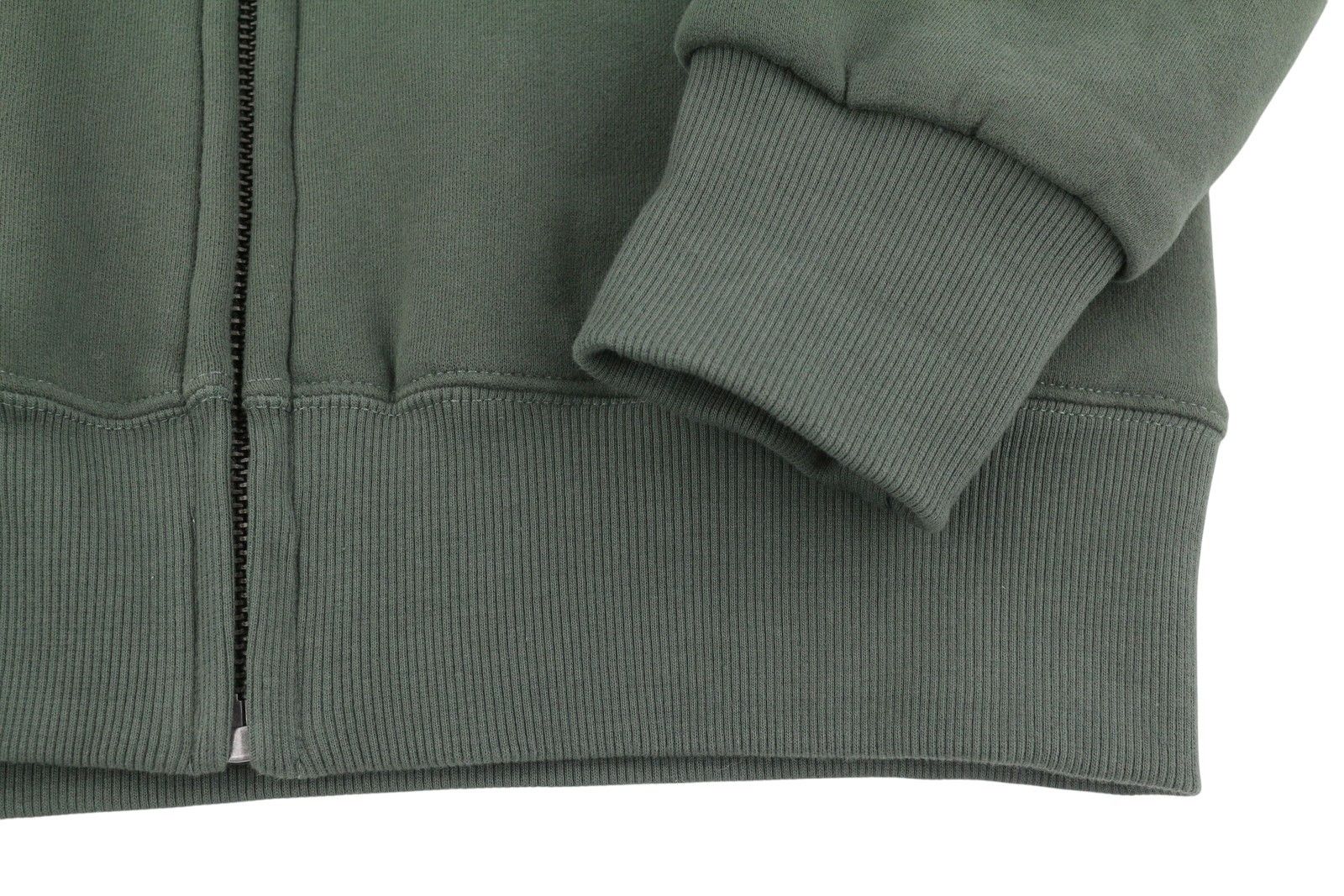 Superdry BORG LINED M Green Sherpa Full Zip Hoodie 87129 Size US M / EU 48-50 / 2 - 5 Thumbnail