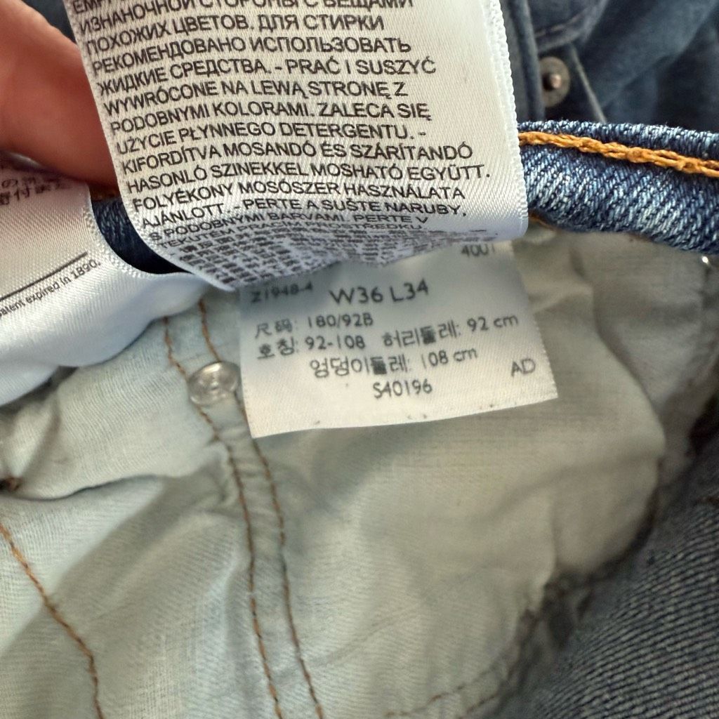 Levi's Levi’s 514 Straight Leg Jeans 36 x 33 Size US 36 / EU 52 - 8 Thumbnail