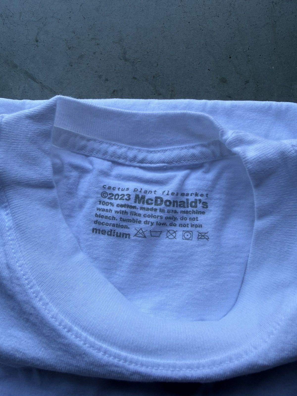 Cactus Plant Flea Market CPFM x McDonlald’s My Order Was Worth The Wait Tee White Size US S / EU 44-46 / 1 - 5 Thumbnail