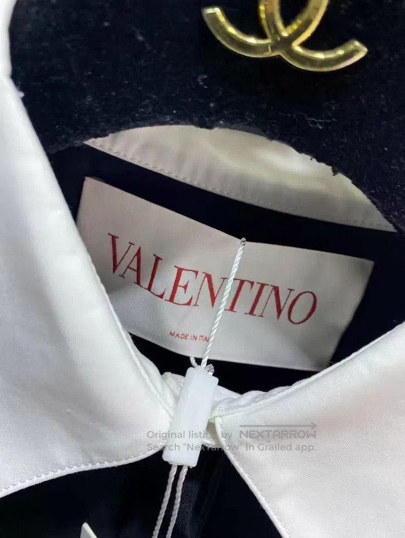 Valentino Valentino Black and white ruffled skirt dress Size M / US 6-8 / IT 42-44 - 3 Thumbnail