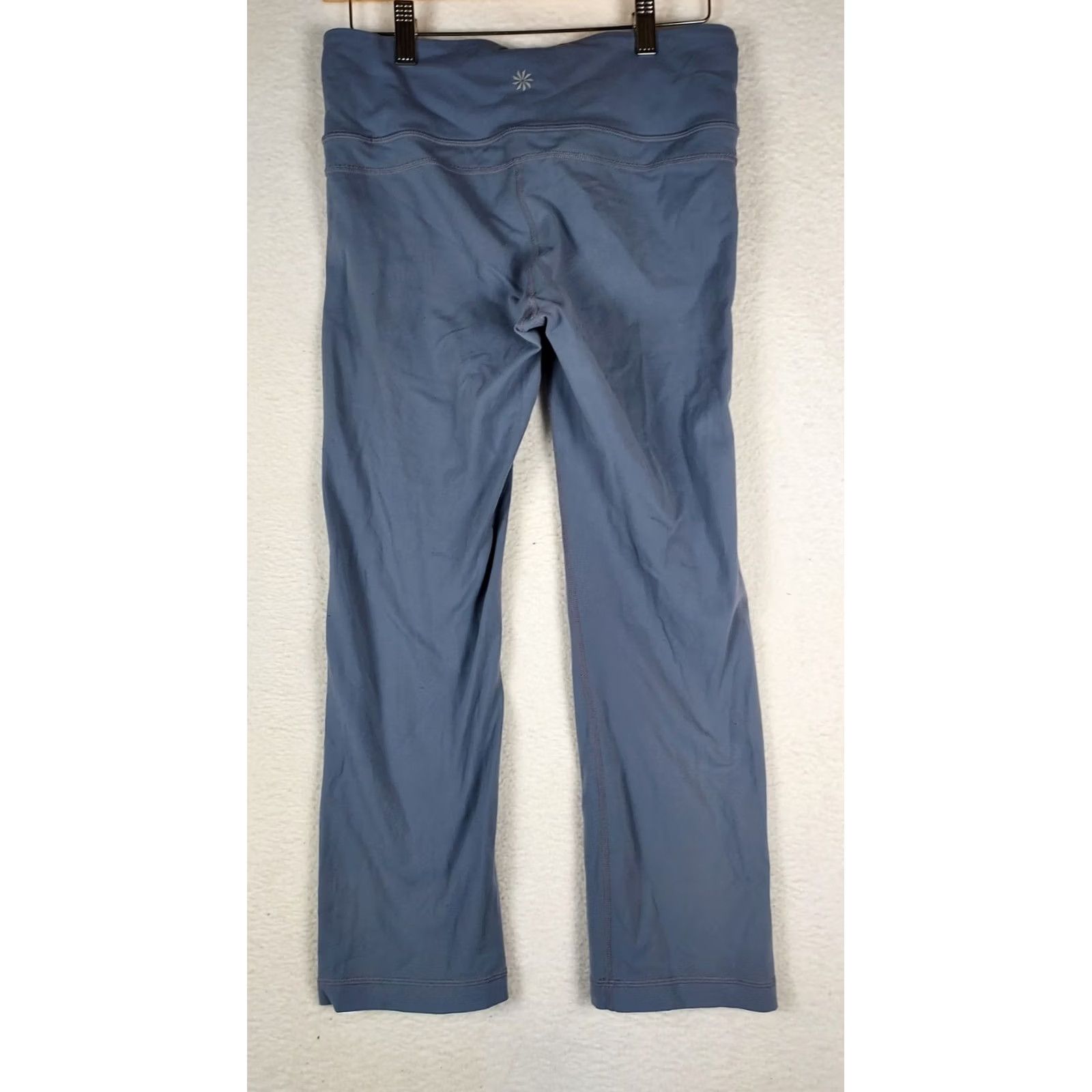 Athleta Athleta Leggings Women M Blue Gray High Rise Stretch Skinny Ankle Yoga Athleisure Spring Summer Fall Athletic Training Women Size 32" / US 10 / IT 46 - 2 Thumbnail
