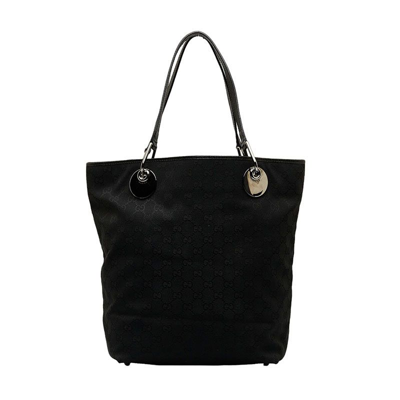 image of Gucci GG Canvas Eclipse Tote Bag in Black, Women's