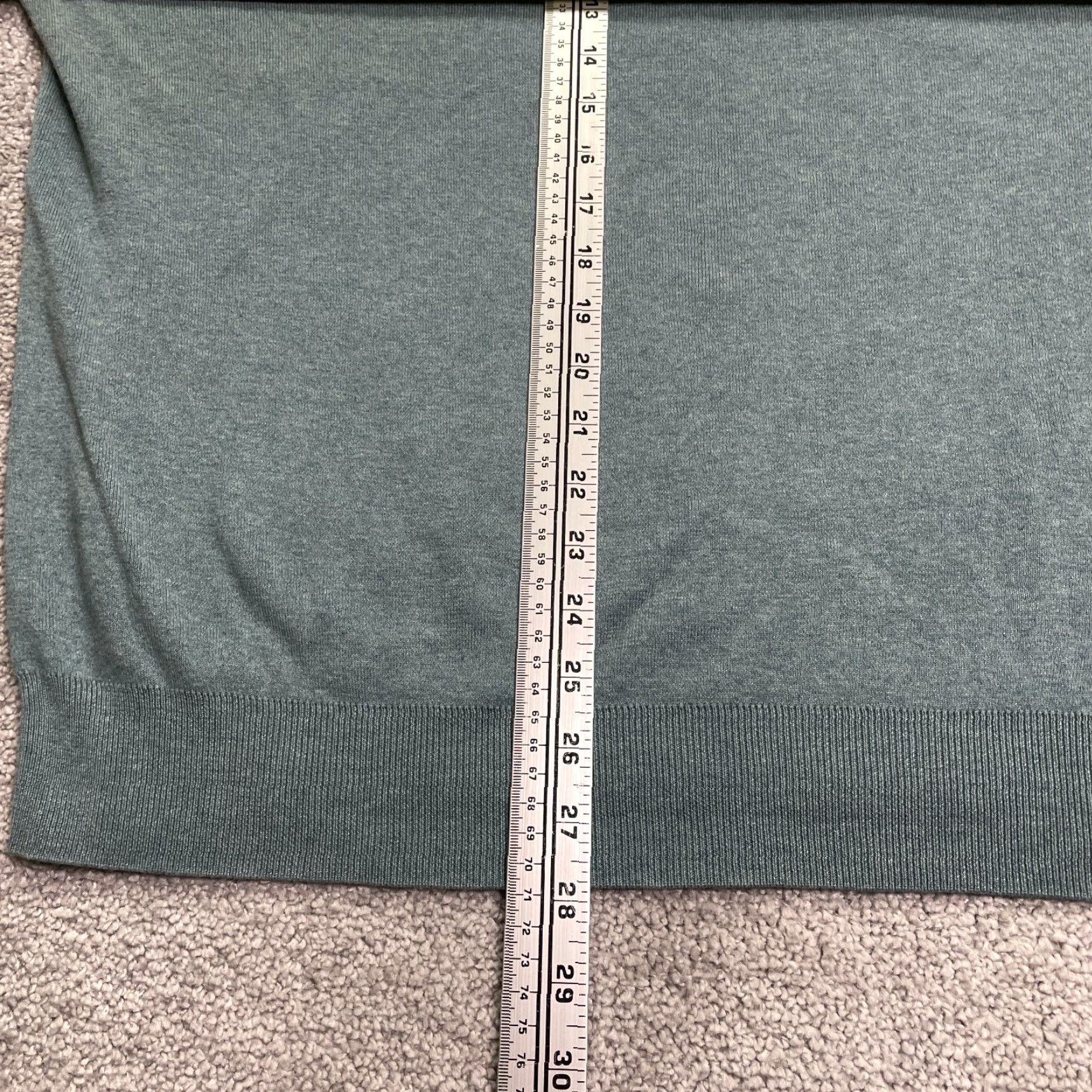 Ralph Lauren Polo Ralph Lauren Sweater Mens XL Green V-Neck Knit Cotton Solid Classic Designer Mens Size US XL / EU 56 / 4 - 7 Thumbnail