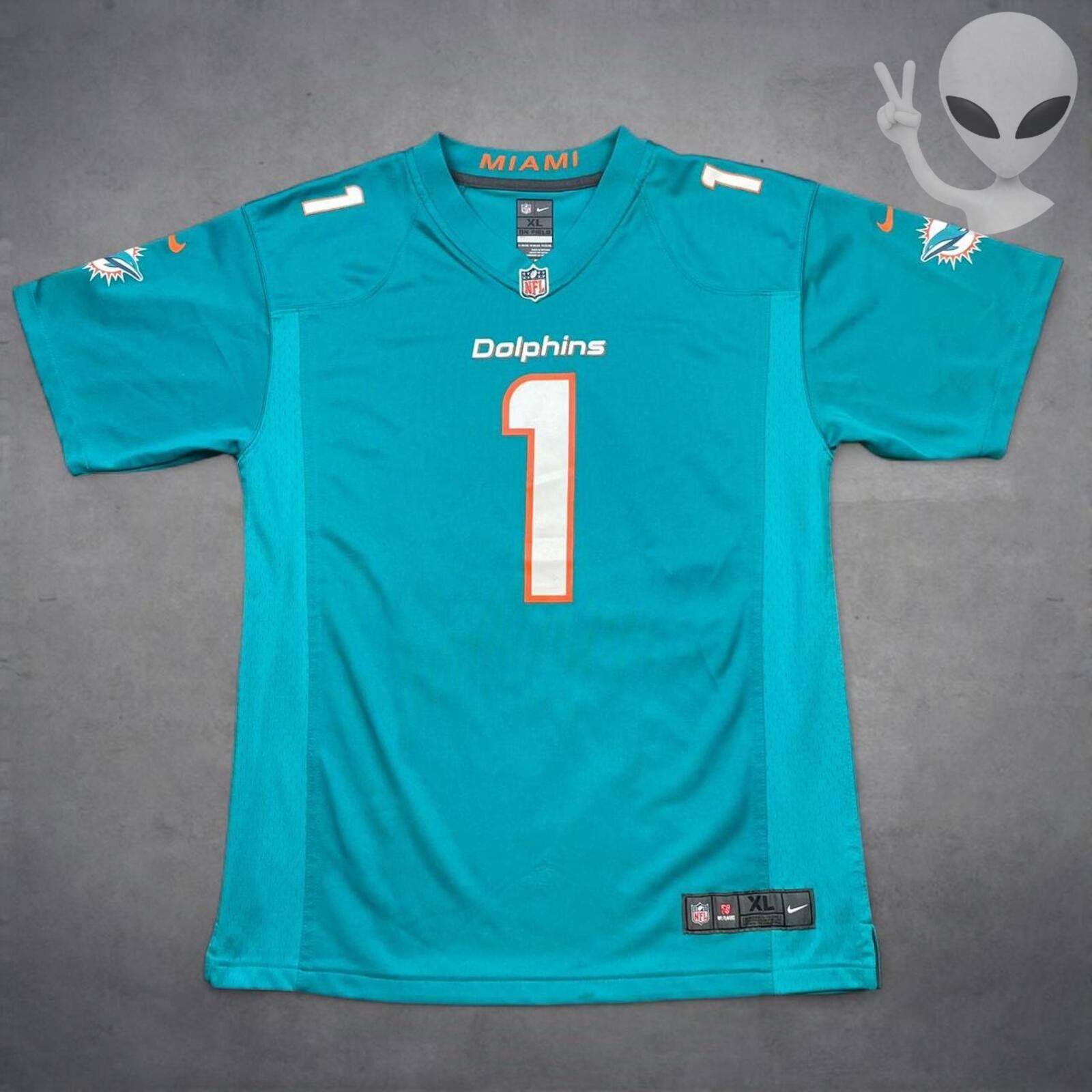 Nike Nike Miami Dolphins Extra Large Tagovailoa #1 NFL Jersey Size US XL / EU 56 / 4 - 1 Thumbnail
