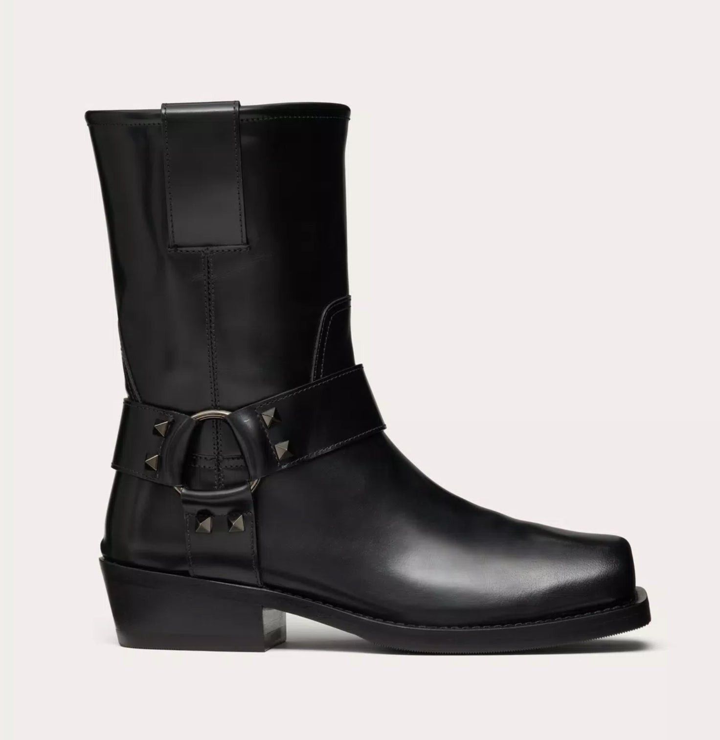 Valentino Rockstud Biker Ankle Boots SIZE 37.5