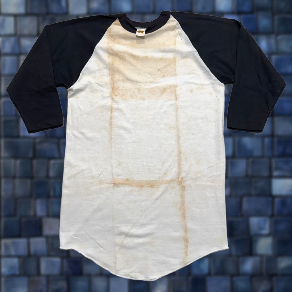 Russell Athletic VINTAGE Russell Athletic Baseball Tee Black/white Size L 70s Size US L / EU 52-54 / 3 - 1 Thumbnail