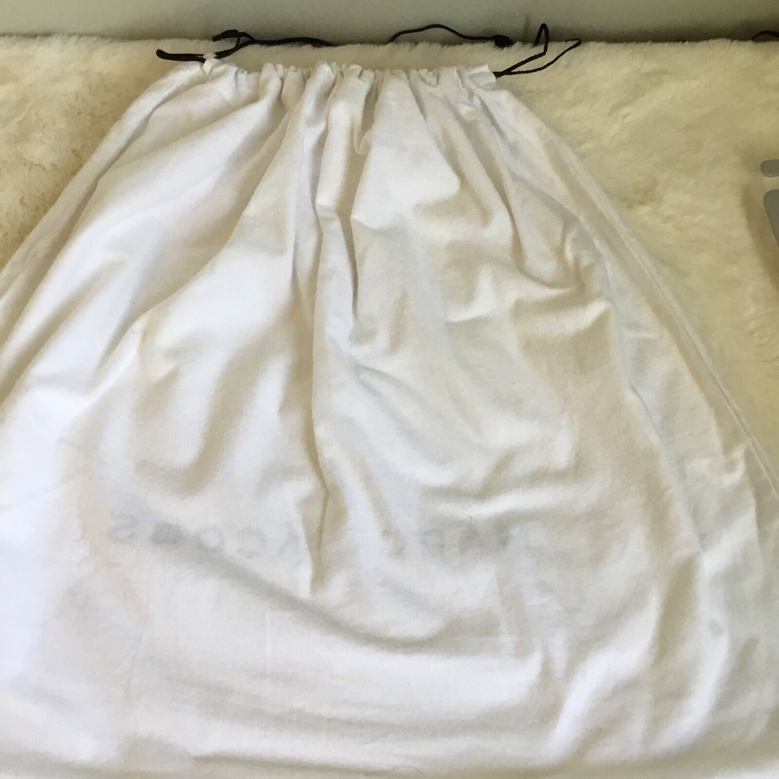 Marc Jacobs Marc Jacobs Dust Bag Tote Bag Large White Cotton Logo Size ONE SIZE - 3 Thumbnail