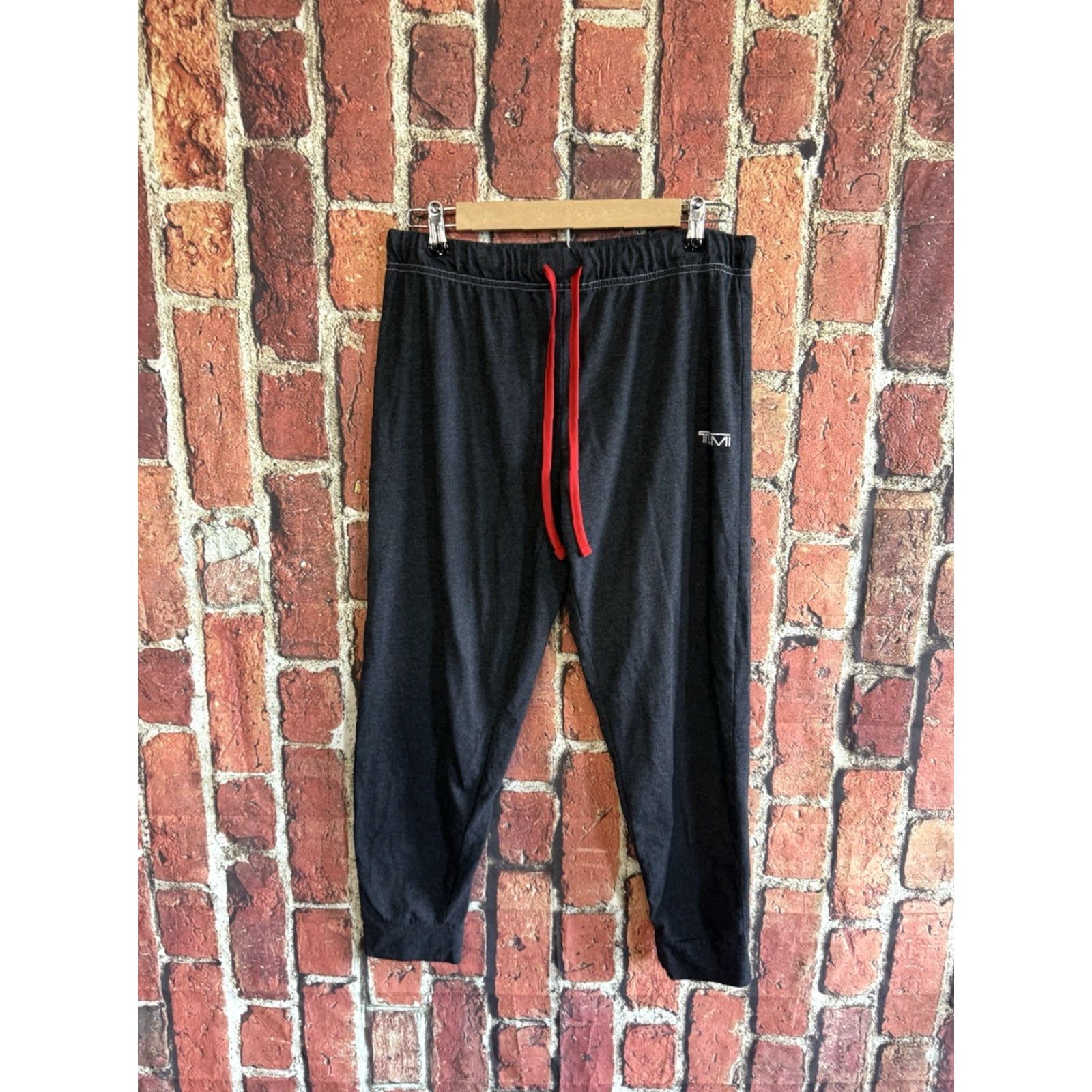Tumi Tumi Pajama Pants Womens Black S/M Drawstring Pant Size 28" / US 6 / IT 42 - 2 Thumbnail