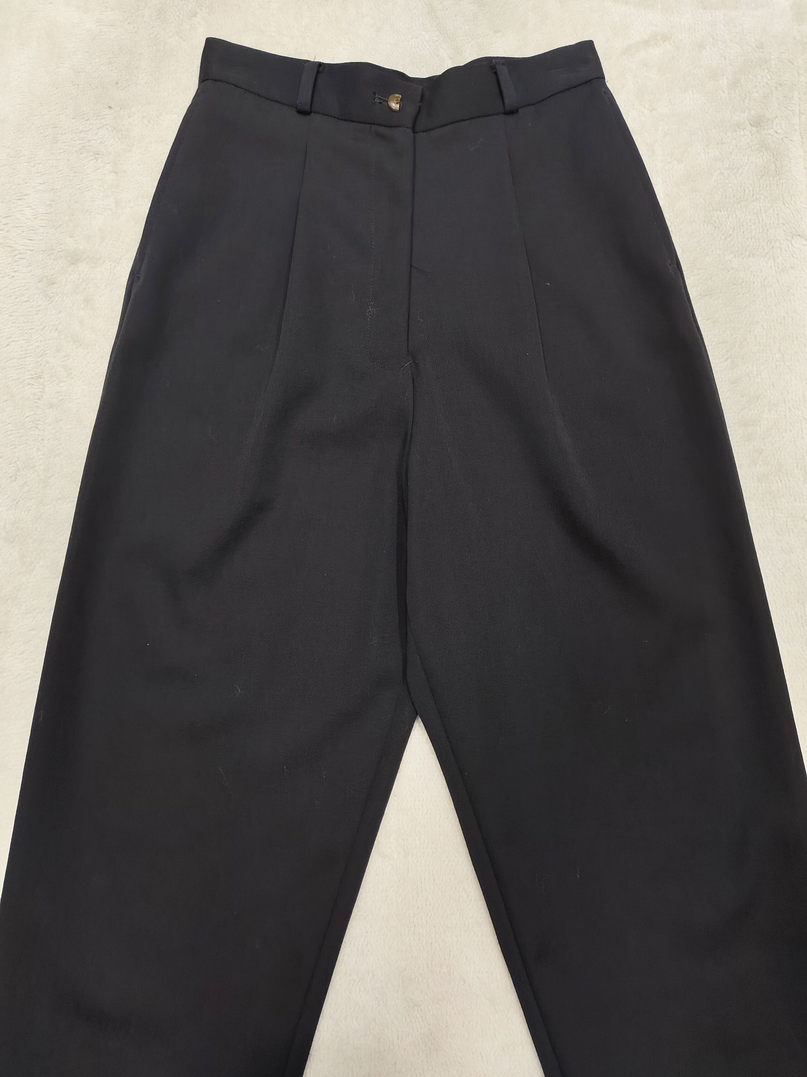 Jean Paul Gaultier 90s Gaultier Junior- Archive Statment Tailored Wool Trousers Size 27" / US 4 / IT 40 - 2 Thumbnail