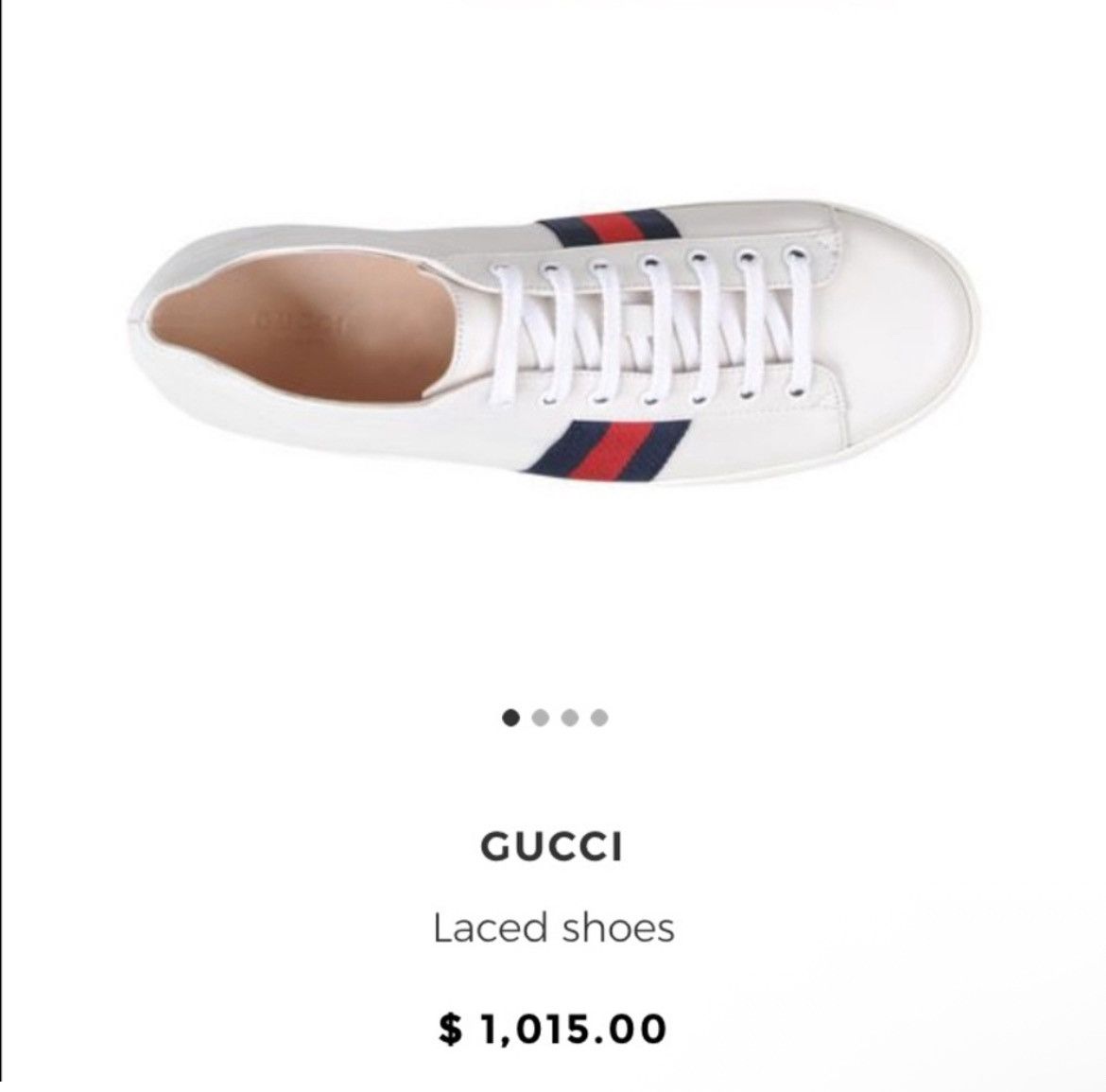 Gucci Authentic Gucci Web Striped Peggy Platform Sneakers 37.5 Size US 7.5 / IT 37.5 - 11 Thumbnail