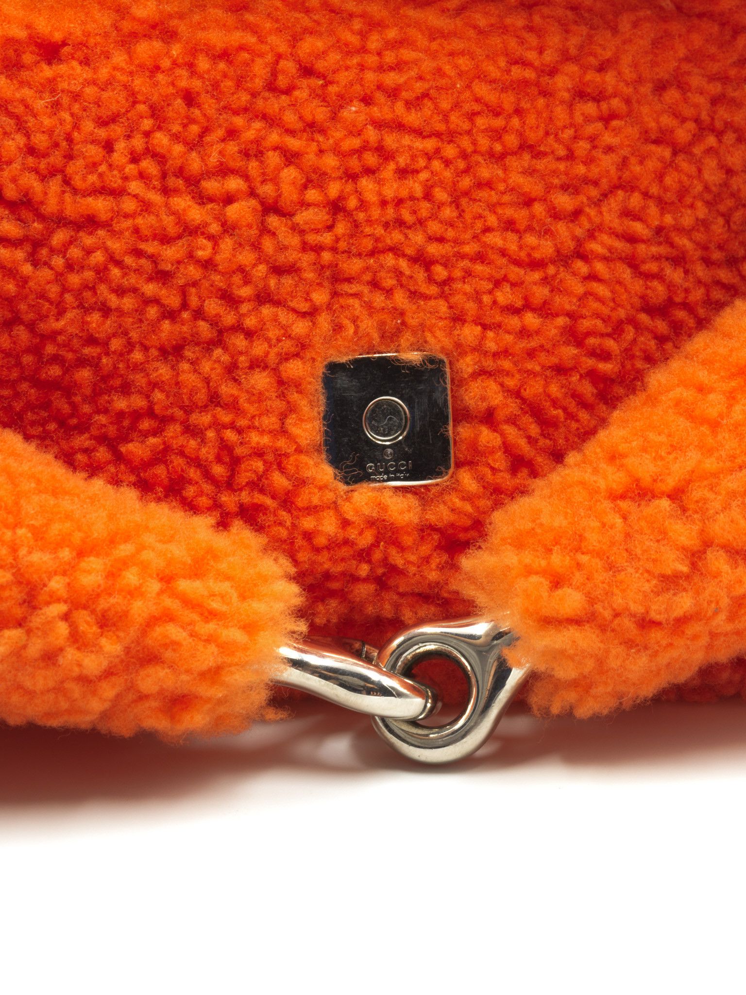 Gucci Gucci Horsebit Chain Bag in Orange Merino Wool Size ONE SIZE - 6 Thumbnail