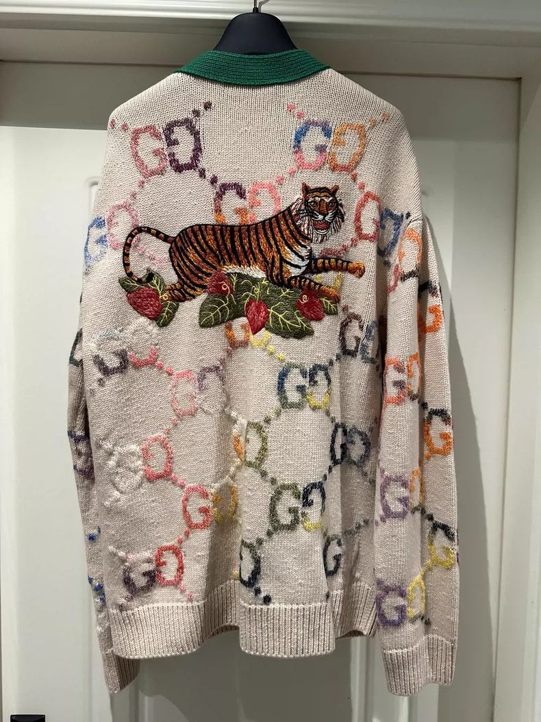Gucci Gucci Old-fashioned wool cardigan jacket 2504-Nextarrow Size M / US 6-8 / IT 42-44 - 4 Thumbnail