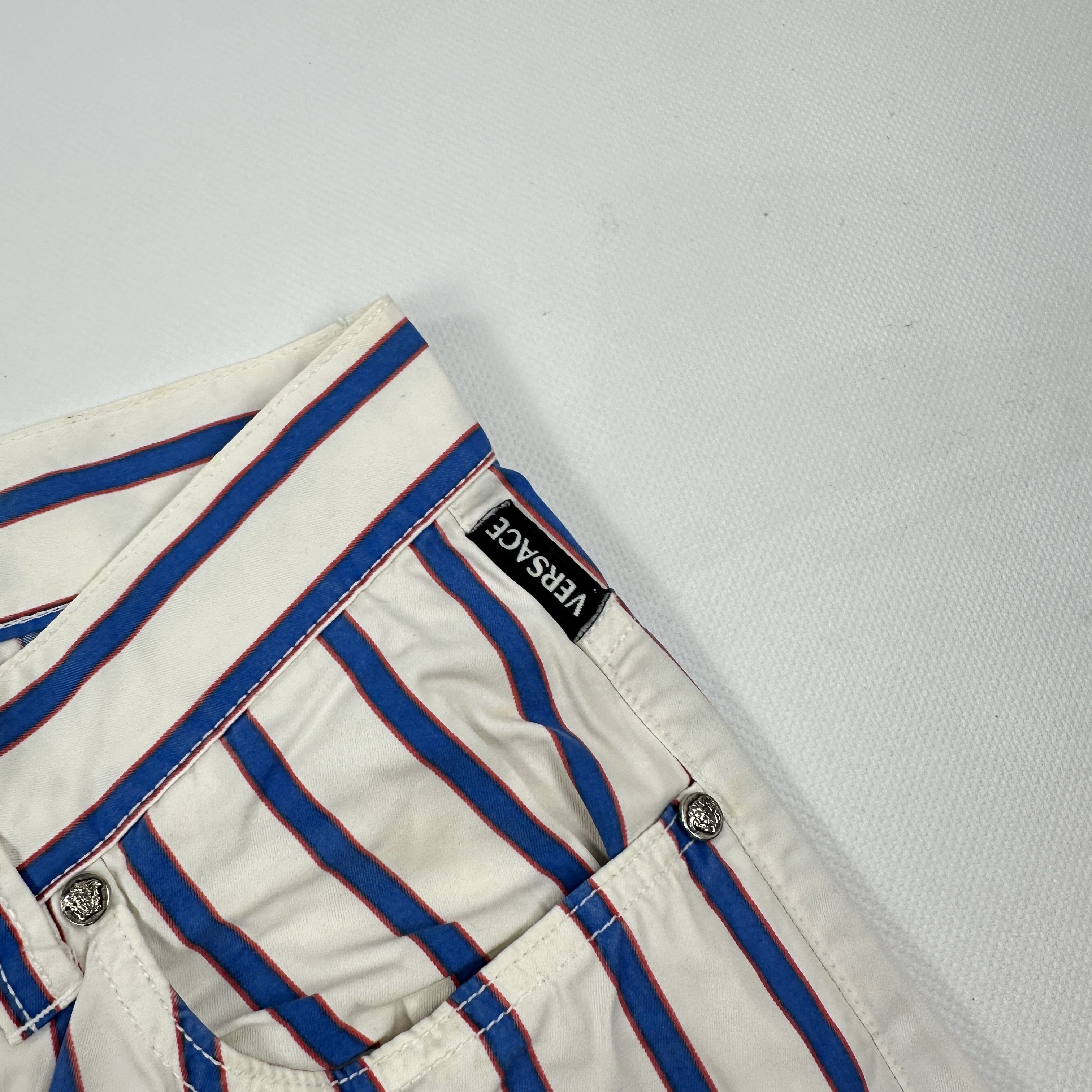 Versace Jeans Couture Pantaloni Versace Jeans Couture A Righe – 44 IT Size US 30 / EU 46 - 4 Thumbnail