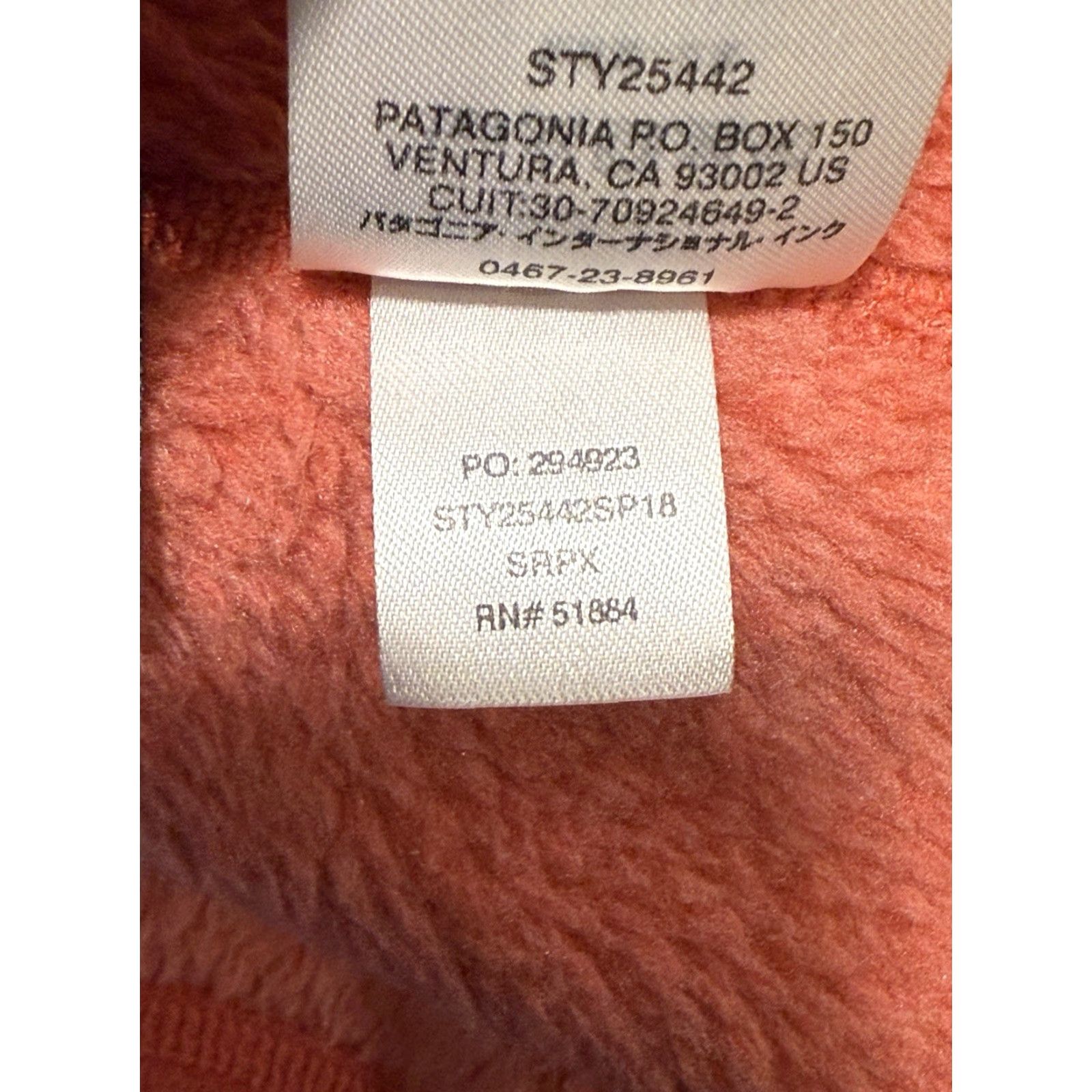 Patagonia Patagonia Women's Re-Tool Snap-T Polartec Fleece Pullover Jacket Orange Small Regular Women Size S / US 4 / IT 40 - 6 Thumbnail
