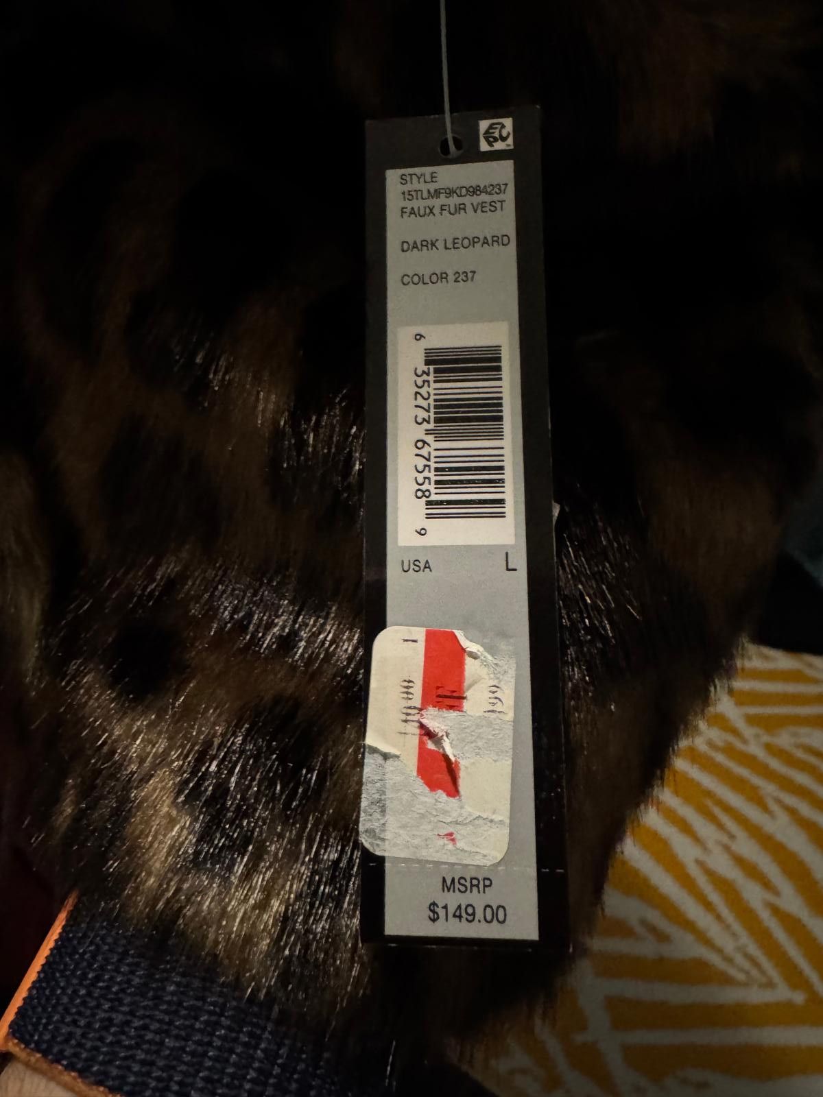 Elie Tahari Leopard print for vest NWT size Large Size L / US 10 / IT 46 - 4 Thumbnail