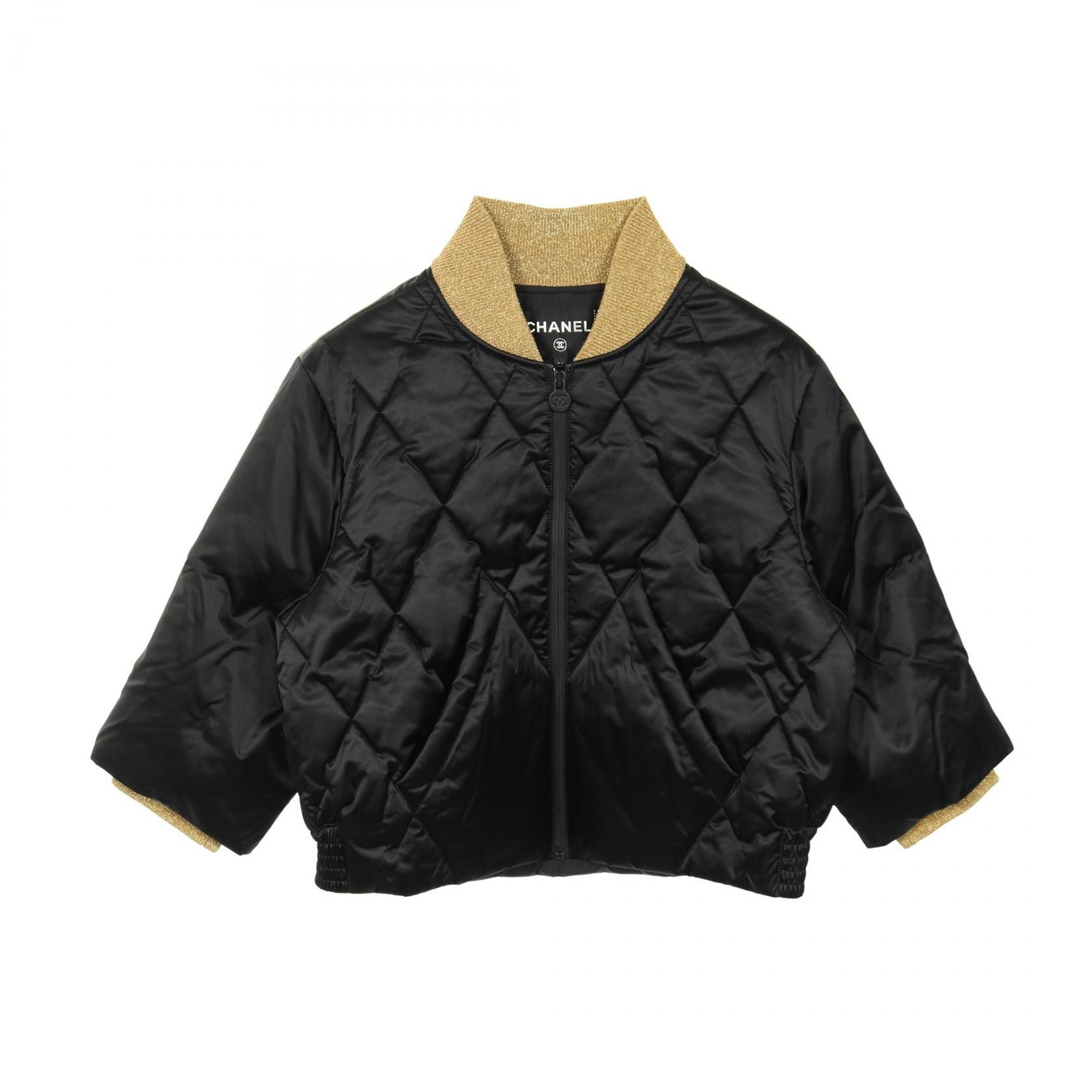 Chanel Chanel Chanel Quilted Down Jacket Textile Outerwear P57120V43068 DUTY FREE for USA Size ONE SIZE - 1 Thumbnail
