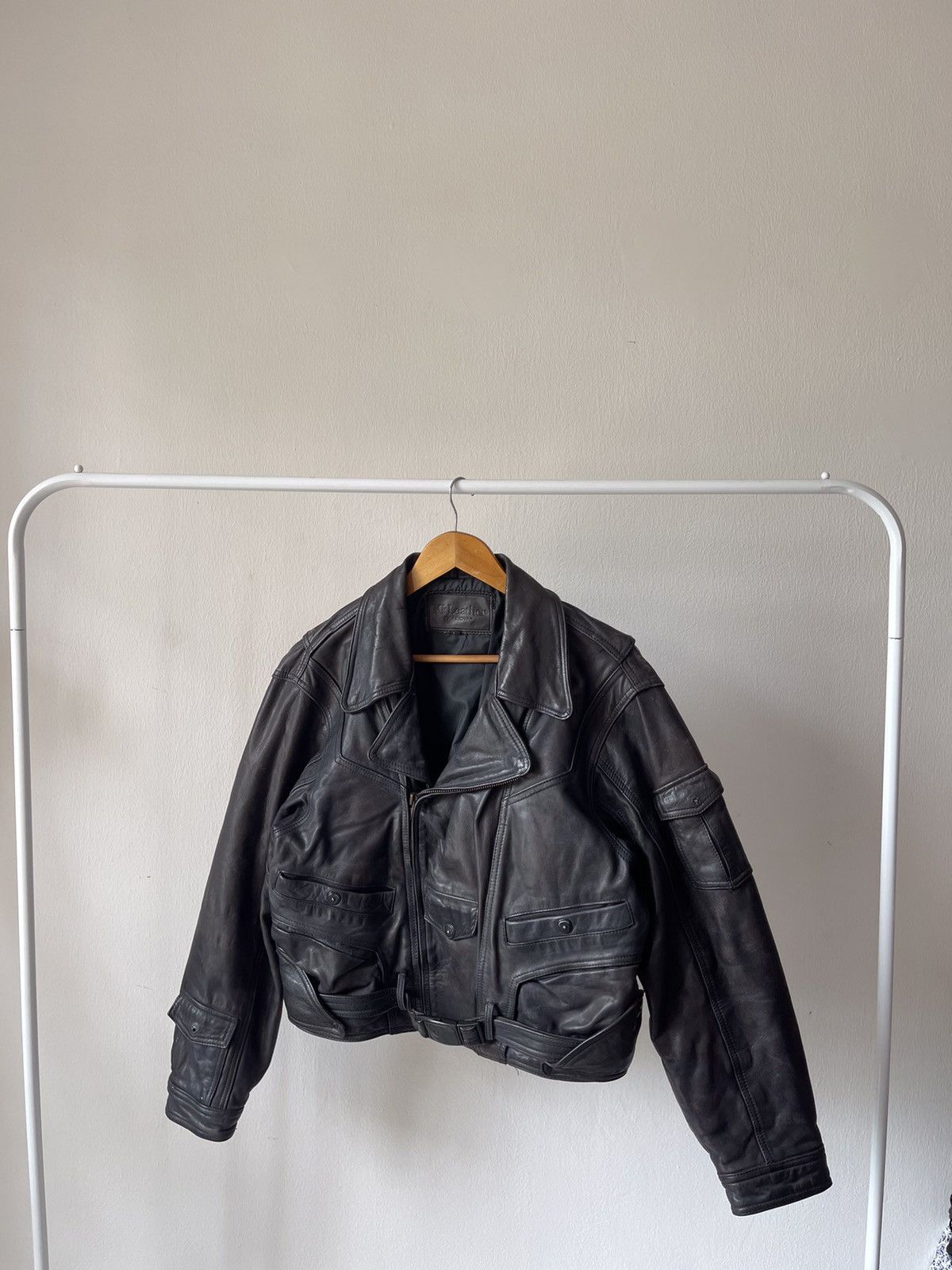 Kadoya Rare 90s Kadoya Leather Motorcycle Jacket Size US M / EU 48-50 / 2 - 4 Thumbnail