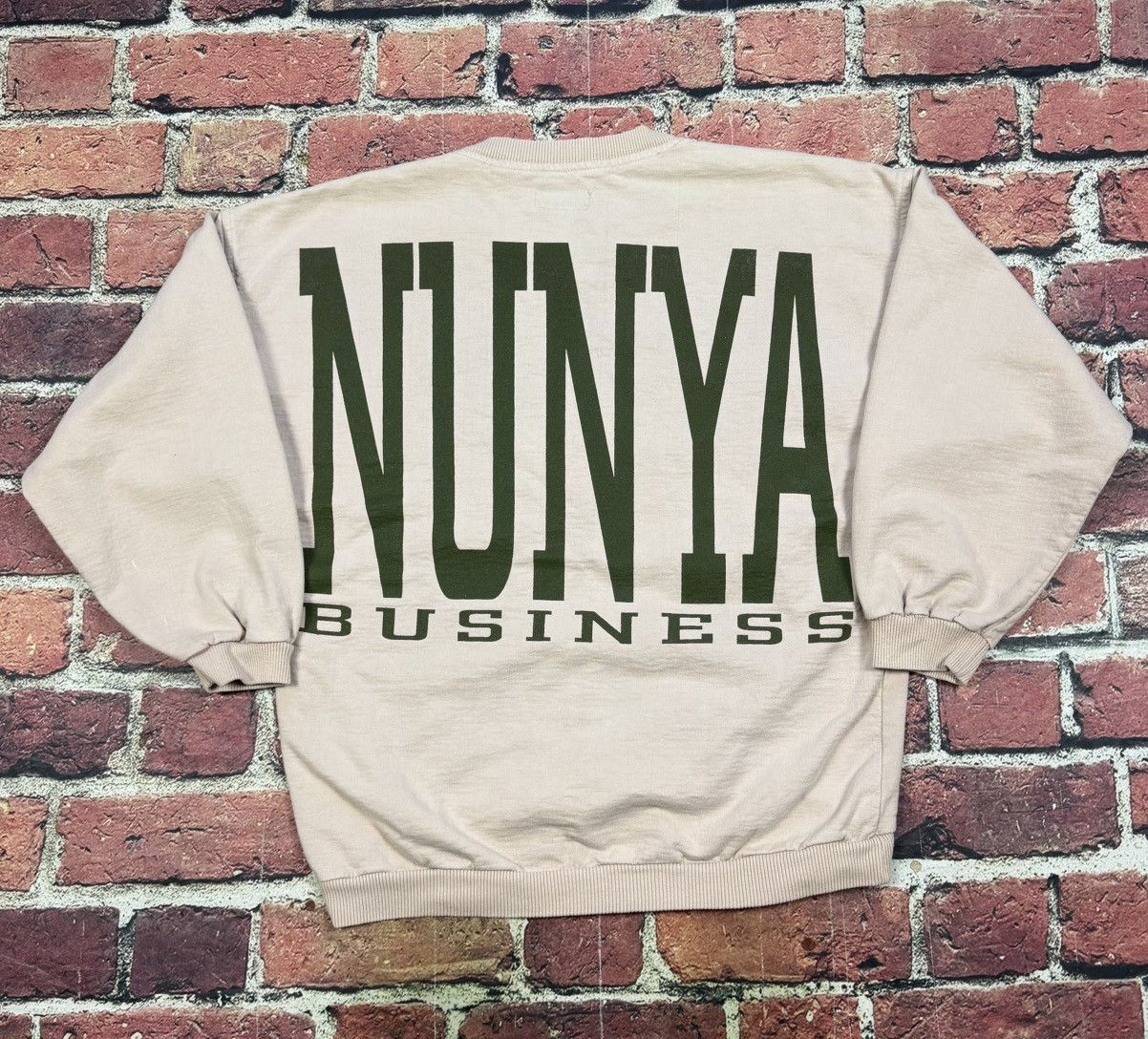 Other Vintage 90s NUNYA BUSINESS Crewneck Sweatshirt 90s Why Not? Size US M / EU 48-50 / 2 - 1 Thumbnail